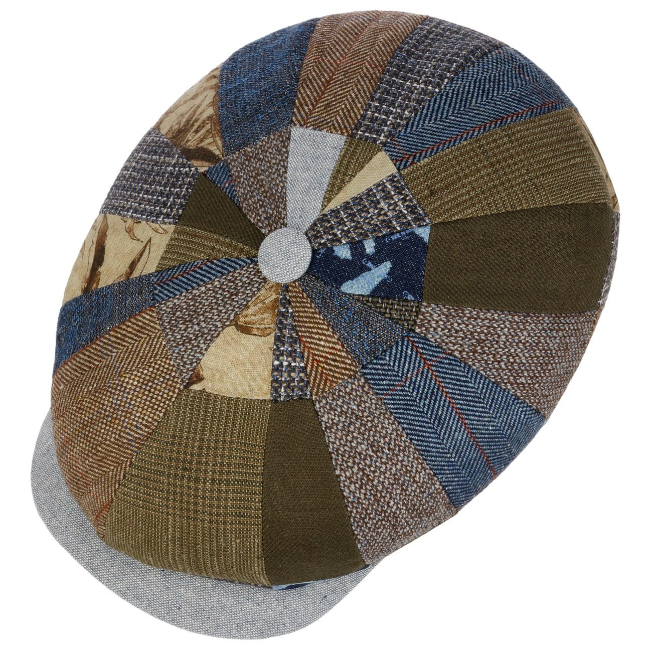 Stetson Flat Cap (1-St) Schirmmütze mit Schirm, Made in the EU