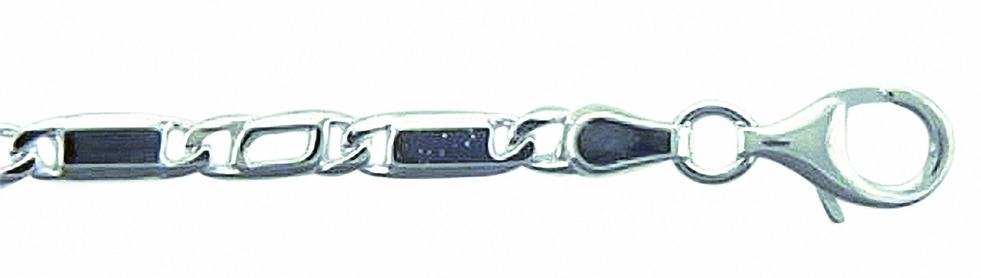 Damen Schmuck Adelia´s Silberkette 925 Silber Fantasie Halskette 45 cm, 45 cm 925 Sterling Silber Fantasie​kette Silberschmuck f