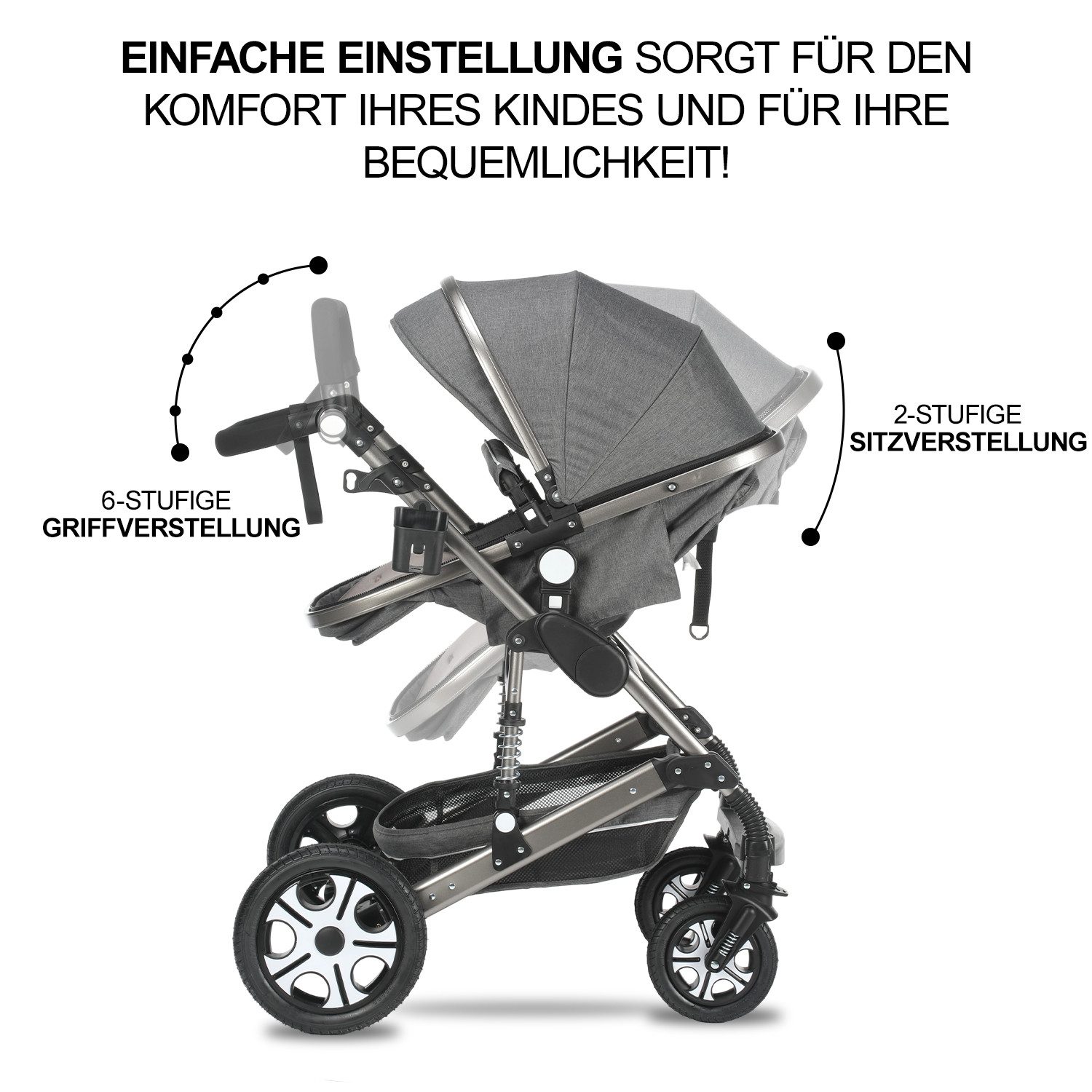 oyajia 3in1 Kinderwagen - Bild 5