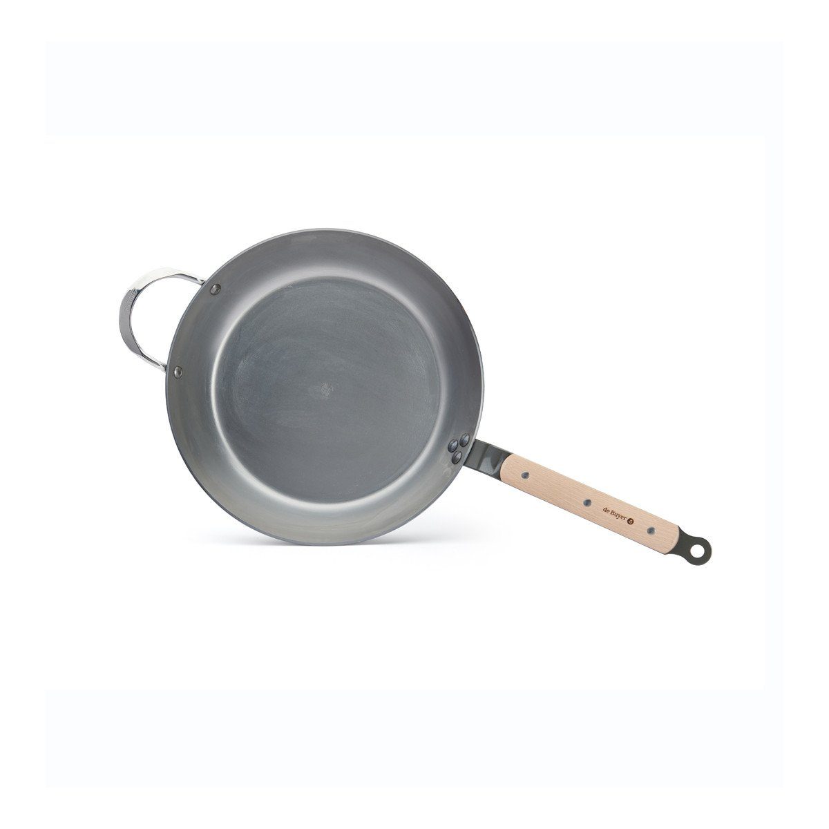 de Buyer Bratpfanne Mineral B Bois, Eisen mit Bienenwachsbeschichtung