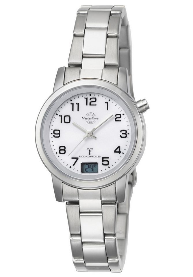 MASTER TIME Funkuhr Basic MTLA-10301-12M, Armbanduhr, Quarzuhr, Damenuhr, D günstig online kaufen