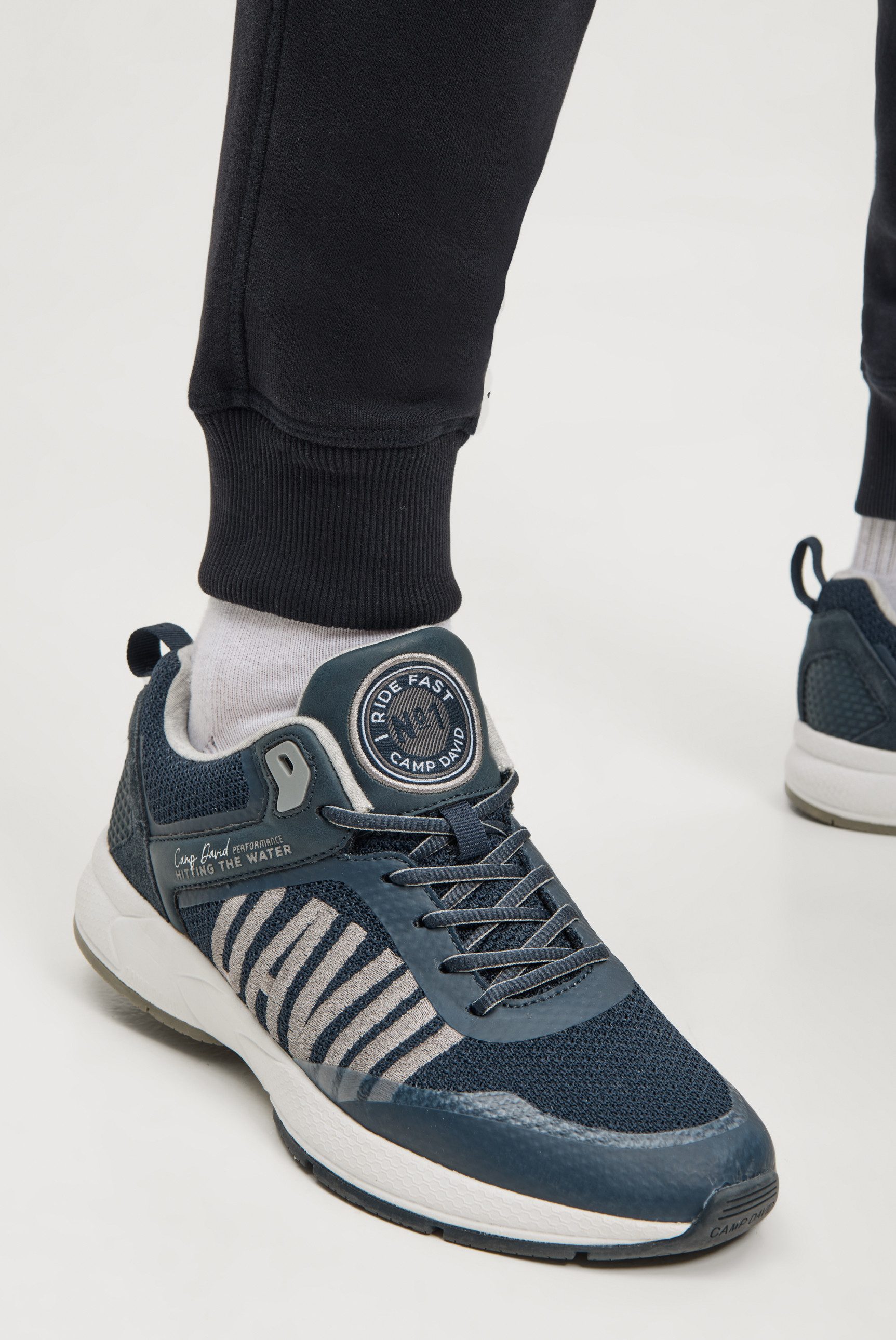 CAMP DAVID Sporthose mit Elastikbund und Kordel