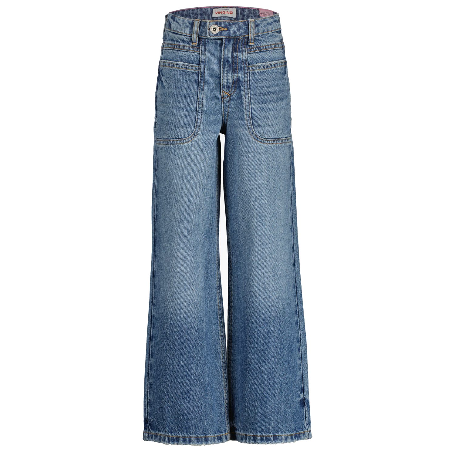 Vingino Relax-fit-Jeans Cassie - blue Vintage