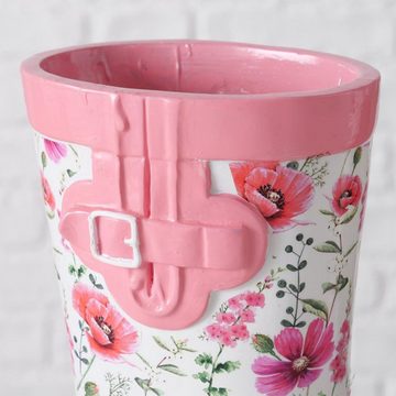 ReWu Pflanzschale Keramik Blumentopf Planztopf Gummistiefel 1 Stk. für Innen und Aussen