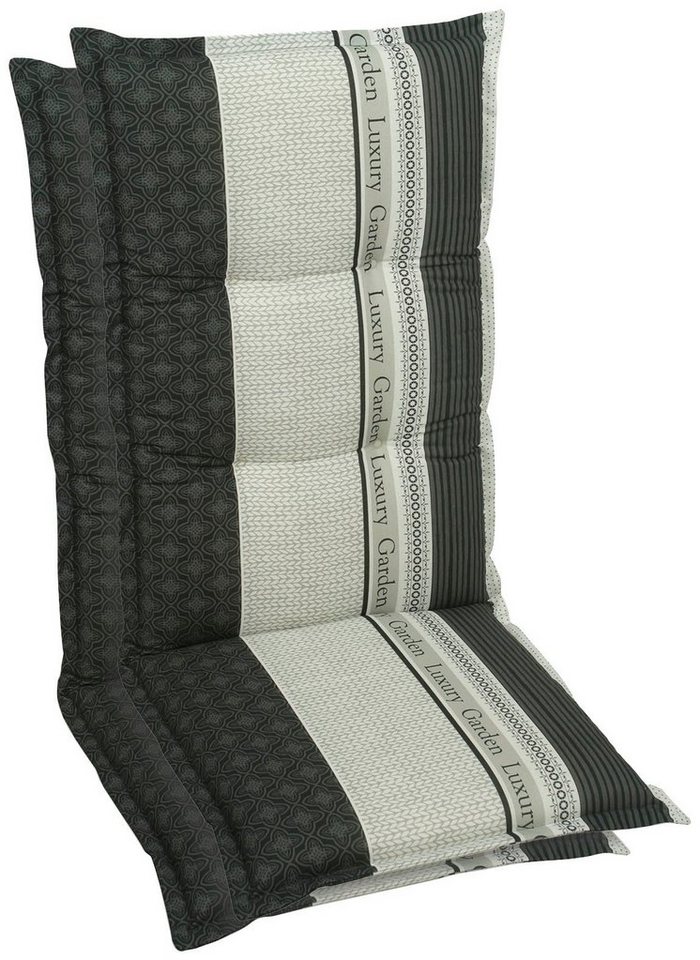 GO-DE Hochlehnerauflage, (Set, 2 St., Auflage für Hochlehner, OTTOs Choice), 50 cm x 7 cm x 120 cm