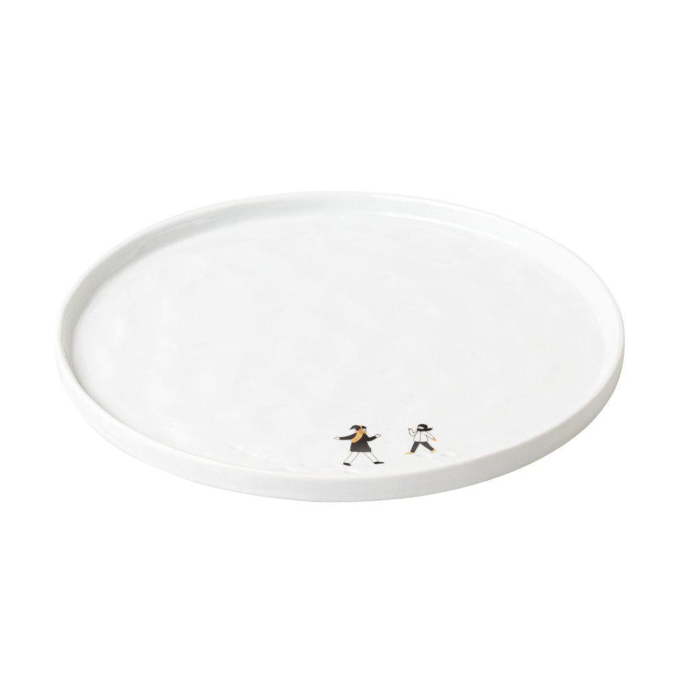 Räder Geschirr Design Teller Schneetag Schneeballschlacht (22cm) günstig online kaufen
