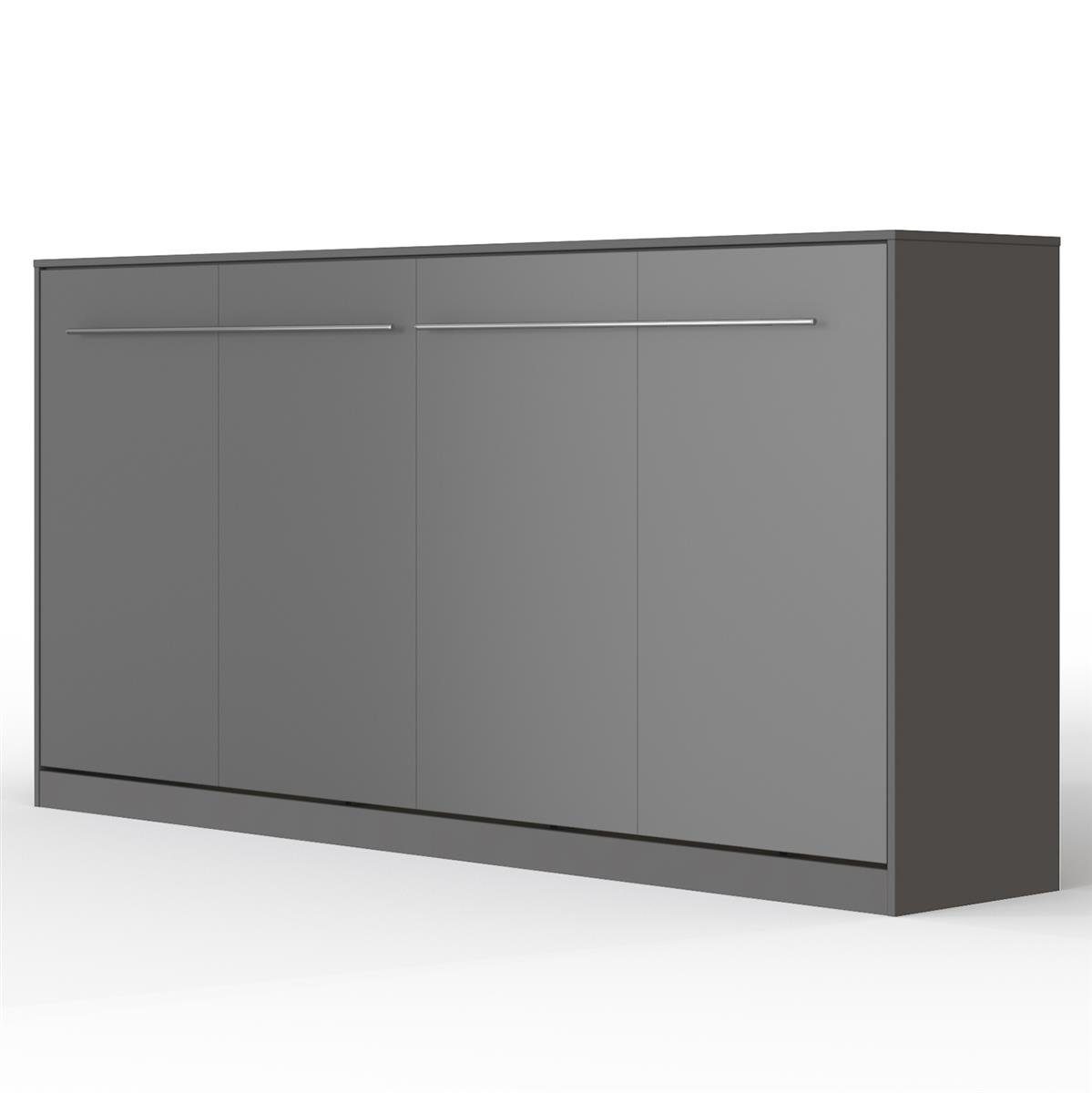 SMARTBett Schrankbett Standard 90x200 120x200 140x200 160x200, 41 FARBKOMBINATIONEN horizontal/quer oder vertikal/hochkant klappbar