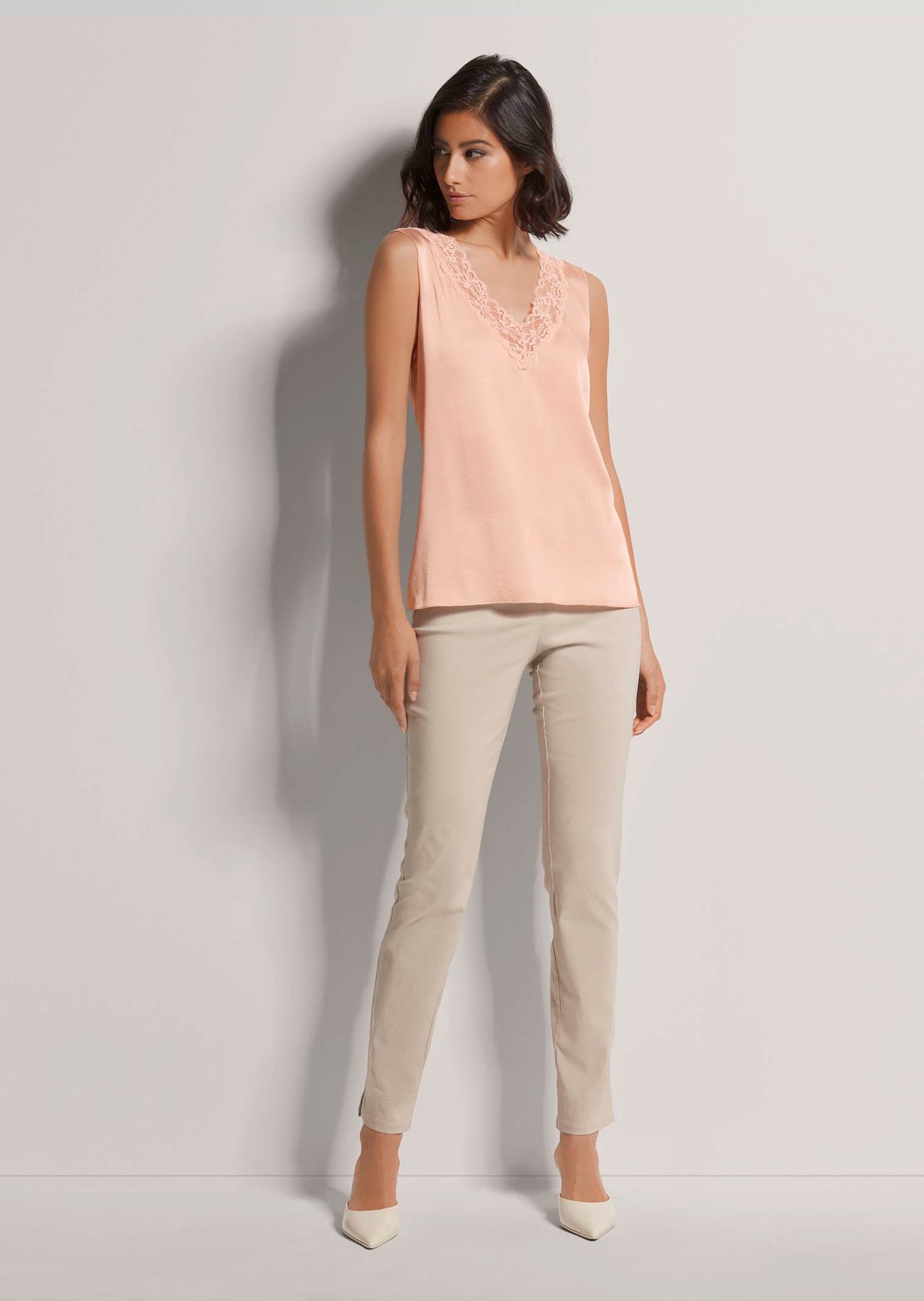 MADELEINE Shirttop Lingerie-Top mit V-Ausschnitt und günstig online kaufen