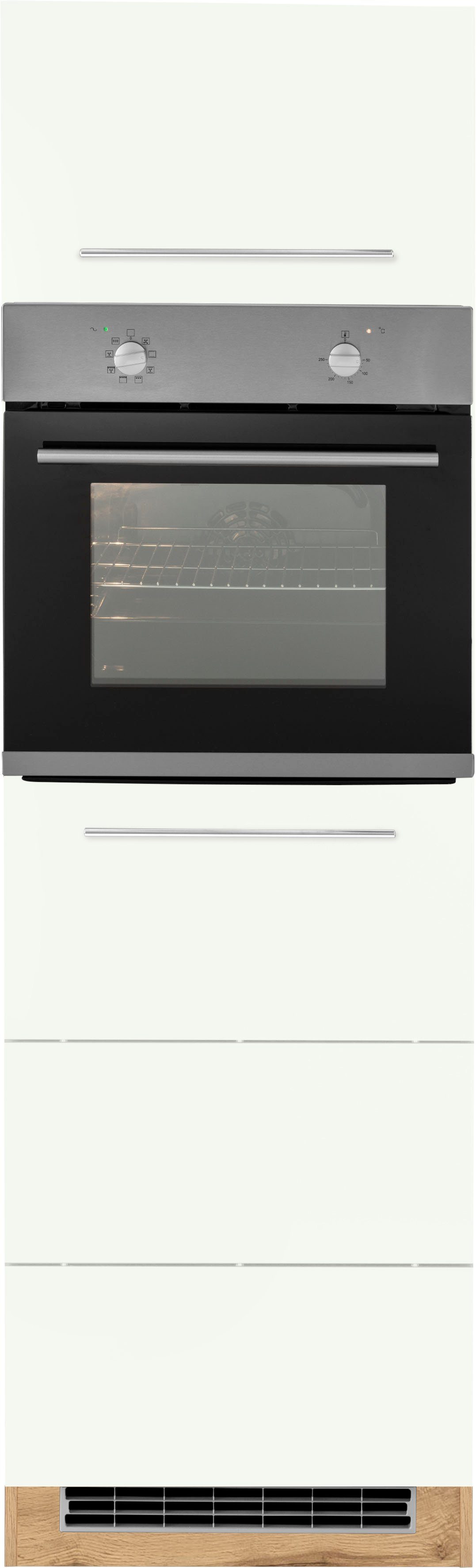 KOCHSTATION Backofenumbauschrank KS-Wien 60 cm breit, 200 cm hoch, für autarken Backofen