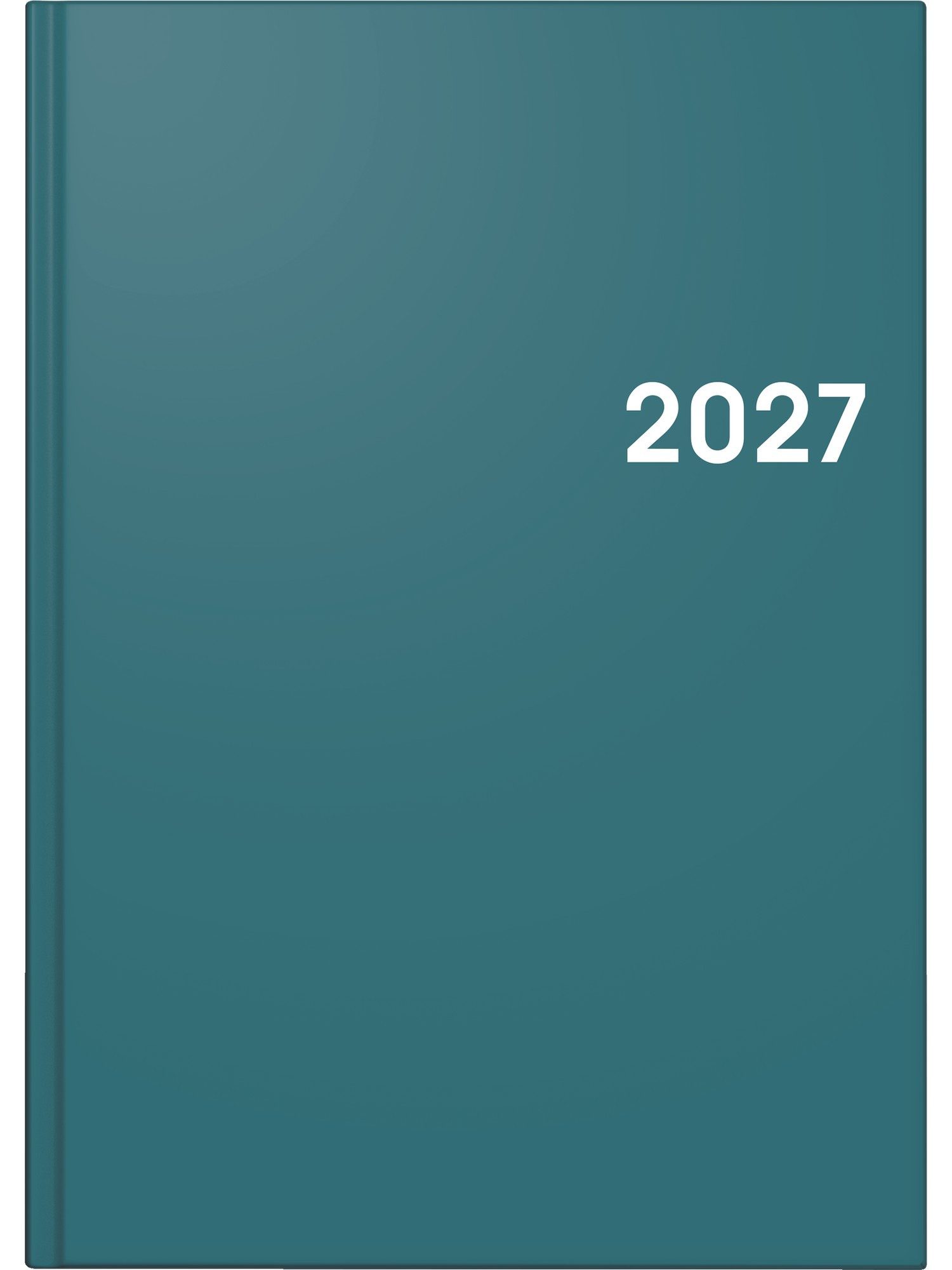 Baier & Schneider Buchkalender Buchkalender Mod 795 2027 A5 Kunststoff Petrol