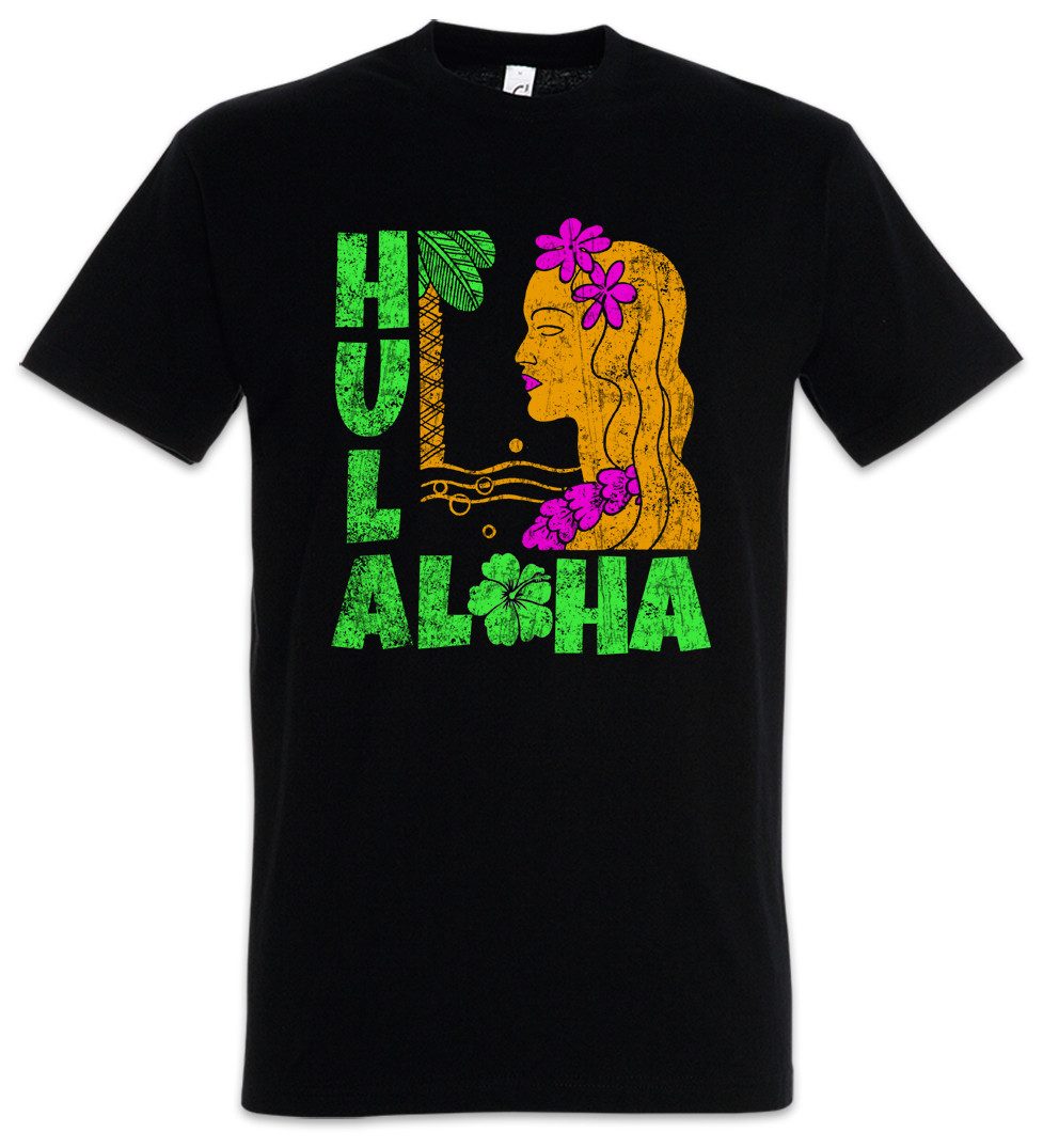Print-Shirt Hula Girl Herren T-Shirt Aloha Island Tiki Bar Strand Sailor Beach
