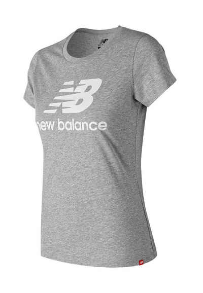 New Balance T-Shirt »New Balance T-Shirt Damen ESSE ST LOGO TEE WT91546 Athletic Grey«