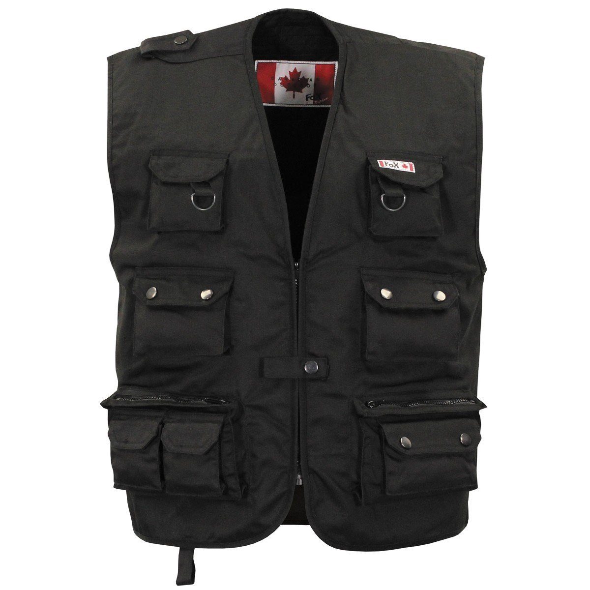 FoxOutdoor Anglerweste Outdoor Weste, schwarz, schwere Ausführung XXXL günstig online kaufen