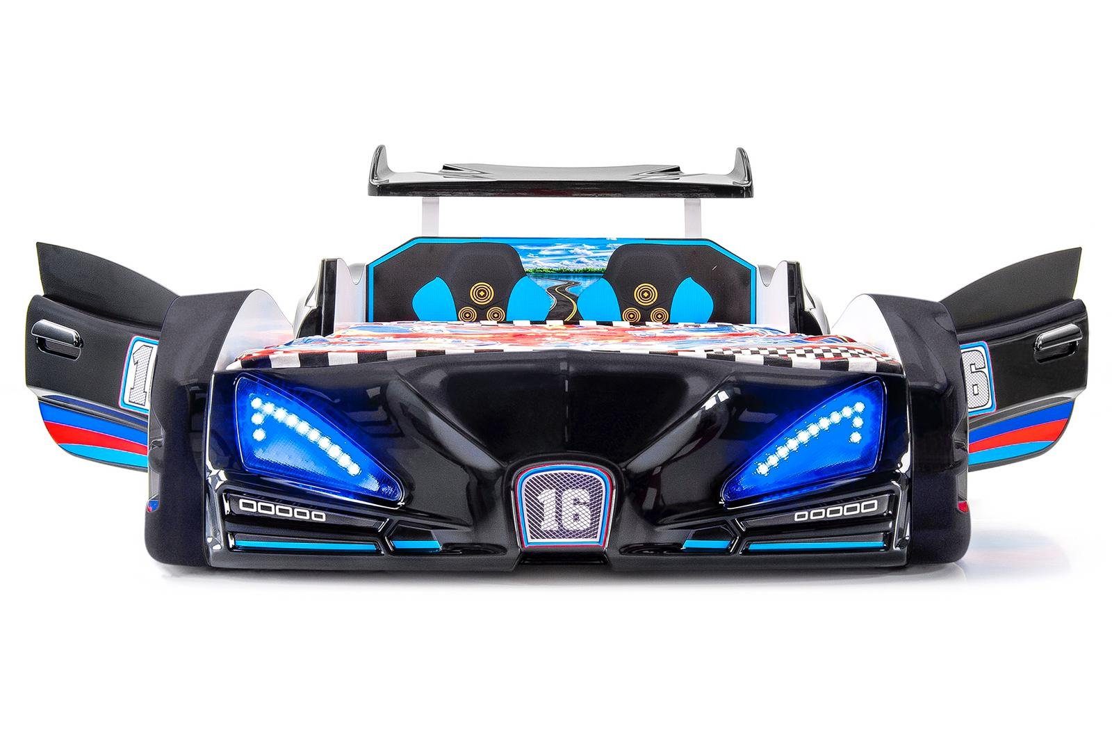 Aktürk Autobett Autobett Kinderbett VERON XRF-3 mit Türen günstig online kaufen