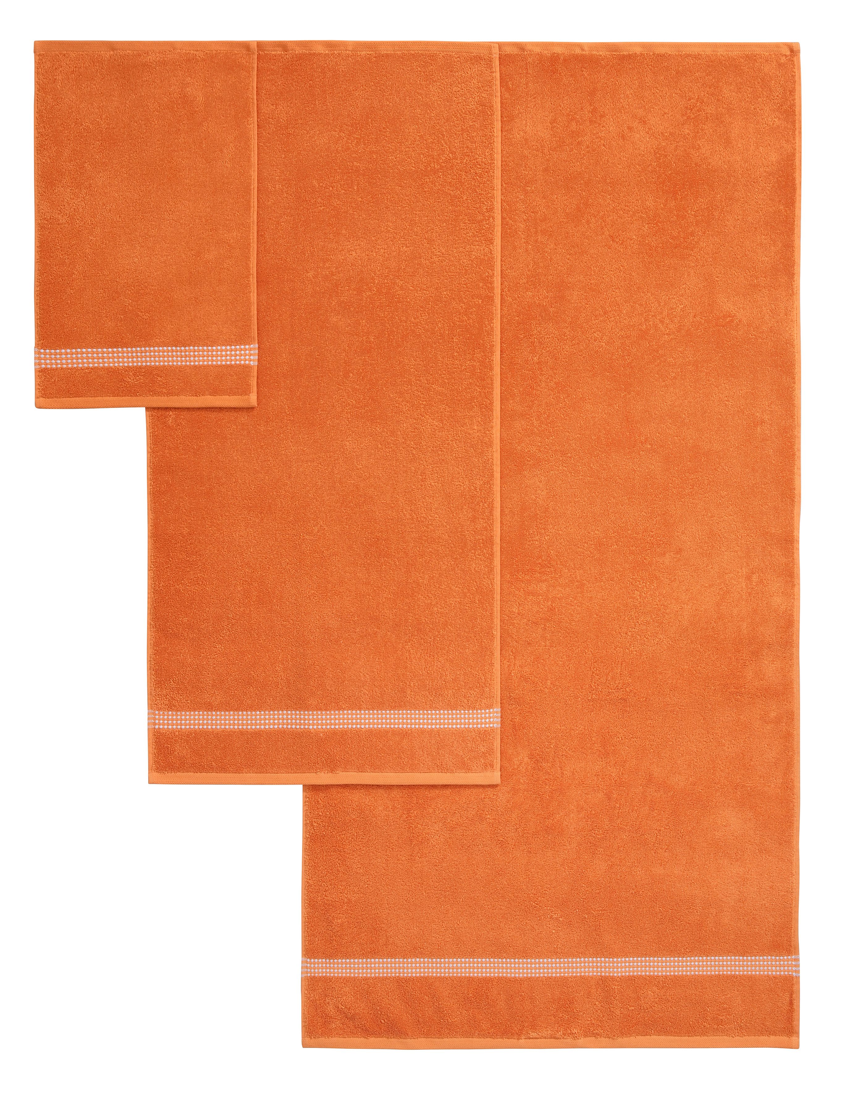 OTTO home Handtuch Set Kapra, Premium Handtücher, 100% Baumwolle, 500 gr/m², 10-tlg., Frottier (Set, 10-St), 2 Duschtücher, 4 Handtücher, 4 Gästehandtücher, 5 Jahre Garantie