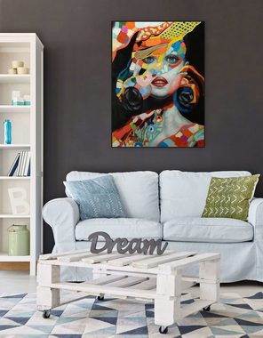 KUNSTLOFT Gemälde Dressed to Excess 75x100 cm, Leinwandbild 100% HANDGEMALT Wandbild Wohnzimmer