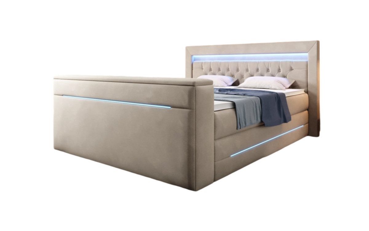 Luxusbetten24 Boxspringbett Neptun, mit TV Lift günstig online kaufen