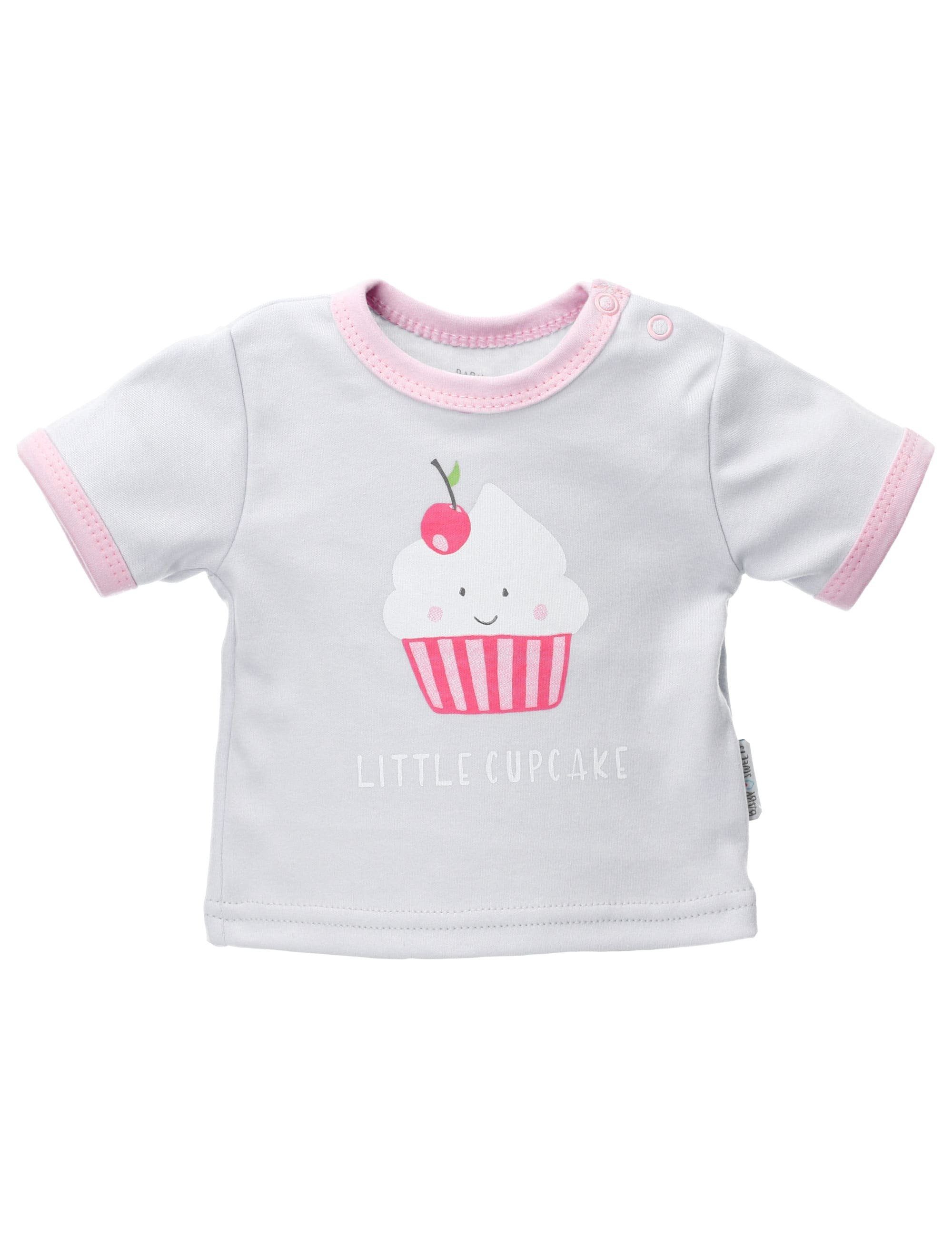 Baby Sweets Langarmshirt T-Shirt Katze, Cupcake Little (1-tlg)