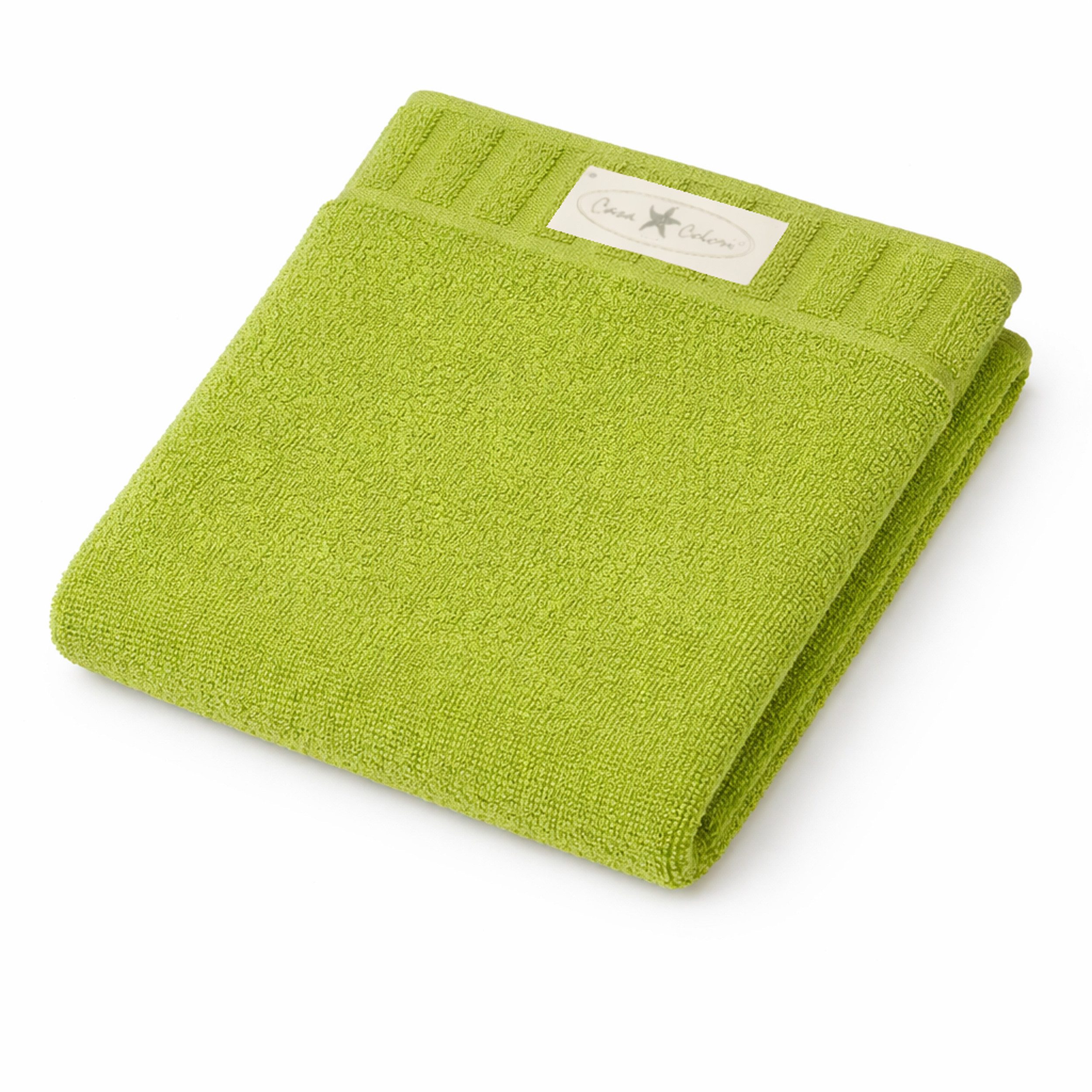 Casa Colori Handtuch Uni, Frottier (1-St), Hohe Farbbrillanz, Einfache Pflege