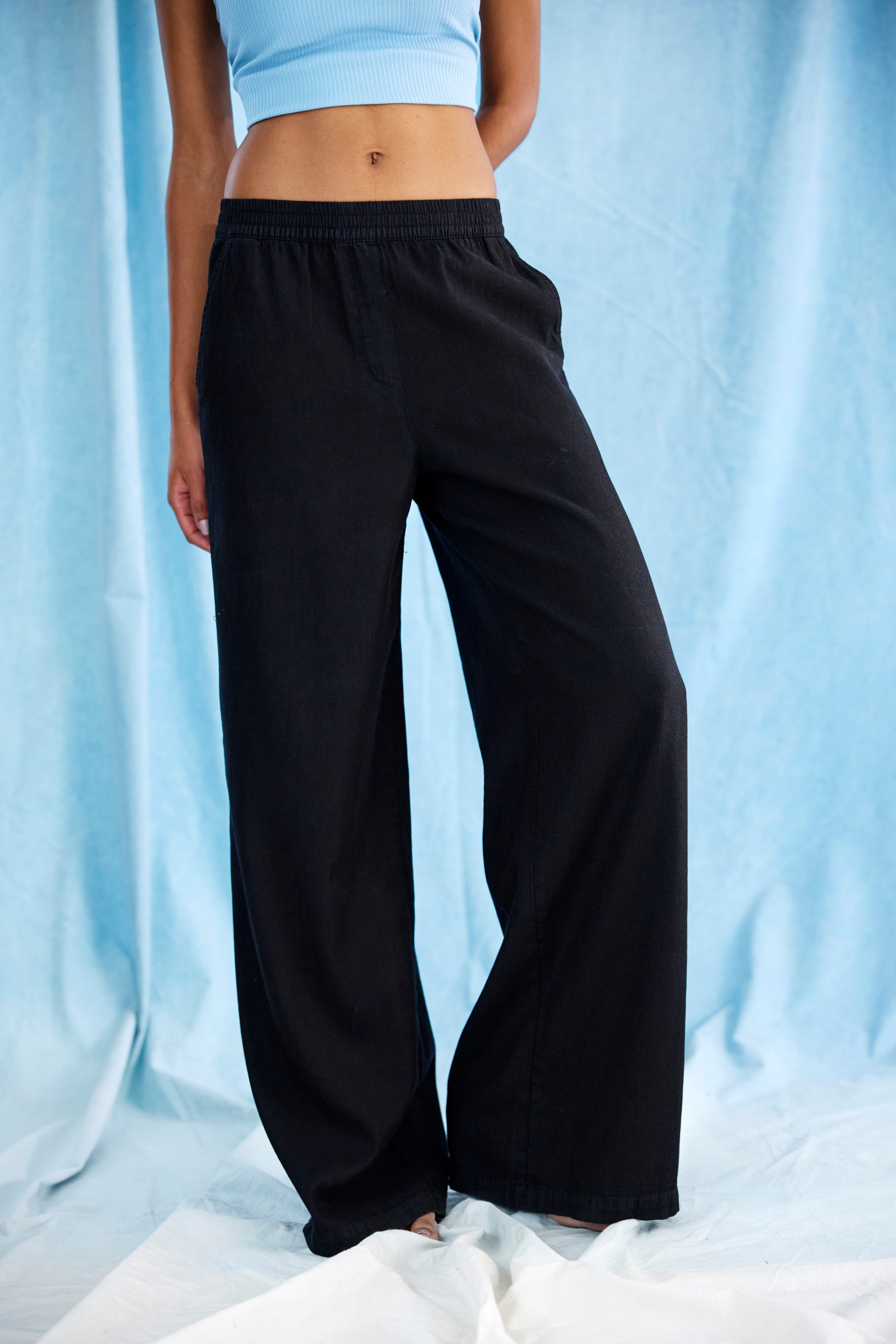 H.I.S Schlupfhose weites Bein, in Denim Optik