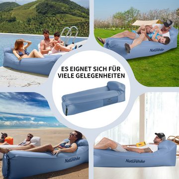 Naturehike Luftsessel Wasserdicht Air Lounger mit Portable Paket, Aufblasbares Sofa Air Bett für Reisen, Camping, Pool, Beach Parties