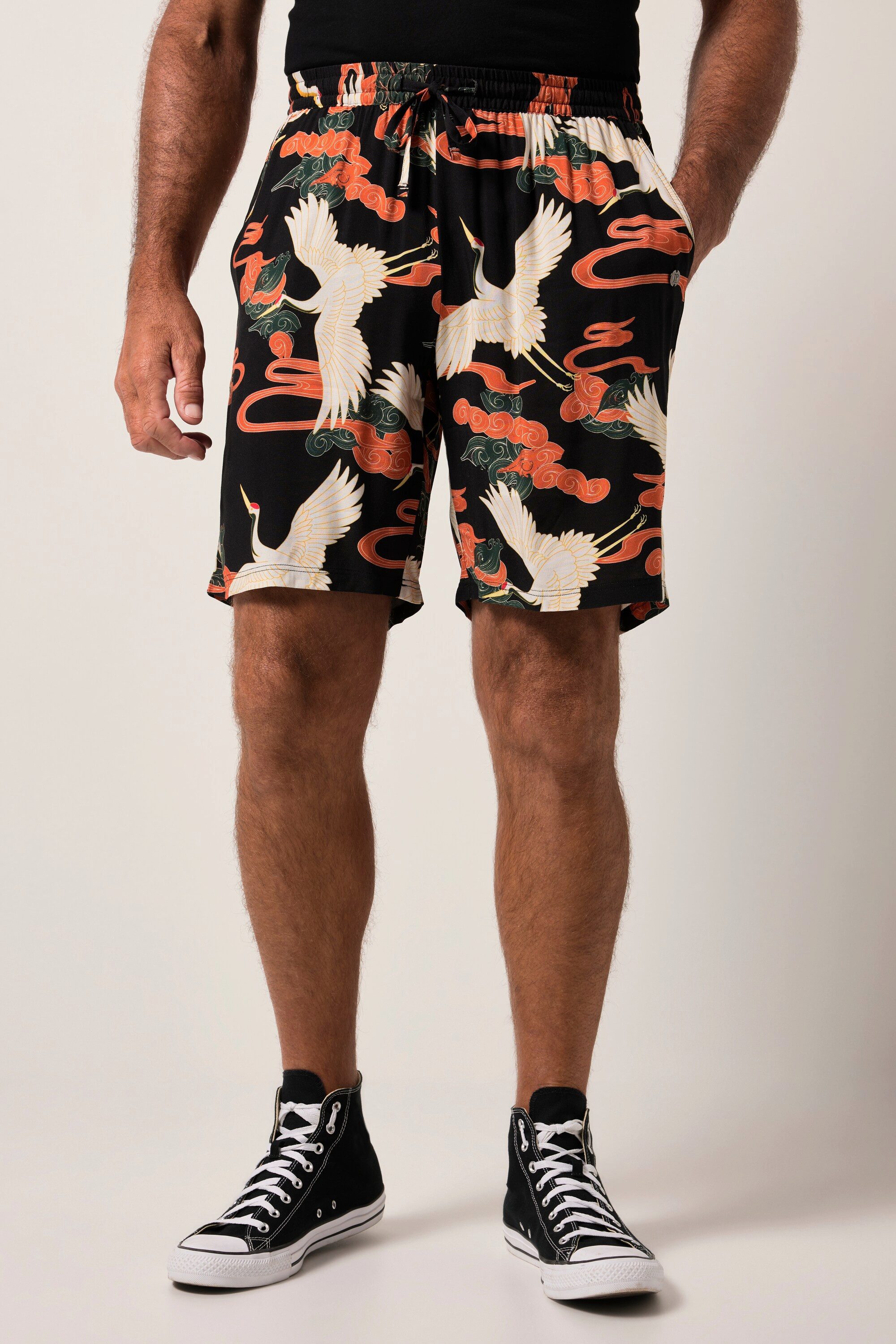 JP1880 Bermudas Bermuda Viskose Alloverdruck Relaxed Fit günstig online kaufen