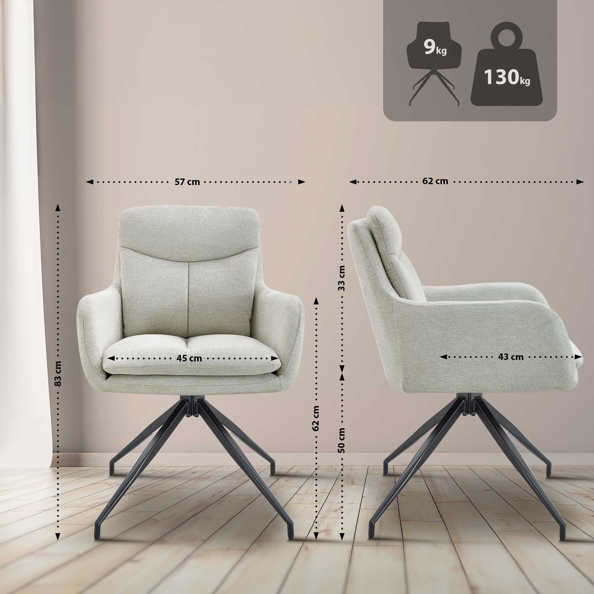 CLP Esszimmerstuhl Somers (2er Set), Stoffbezug, günstig online kaufen