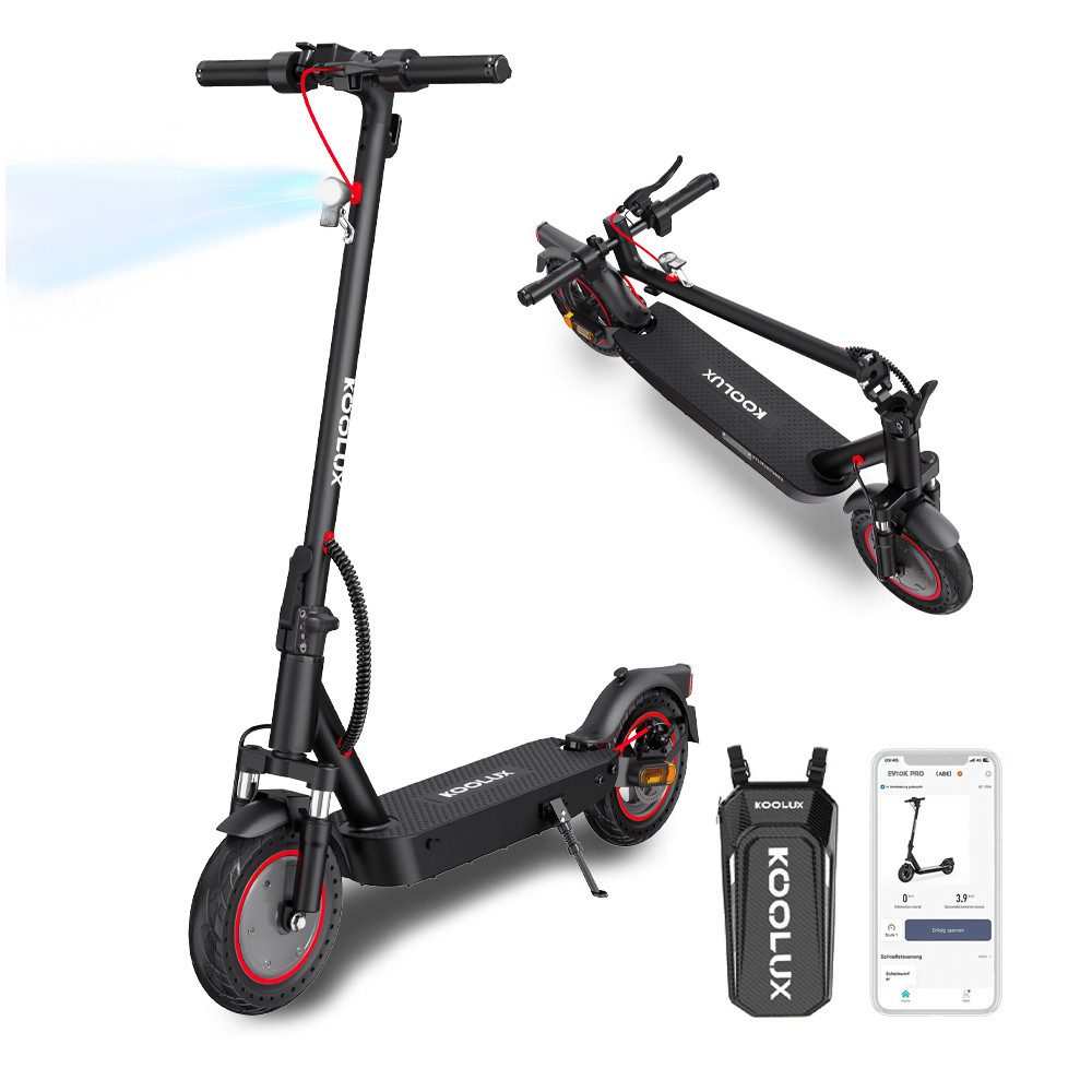 E-Scooter 10 Zoll Elektroscooter Stoßdämpfer vorne und hinten