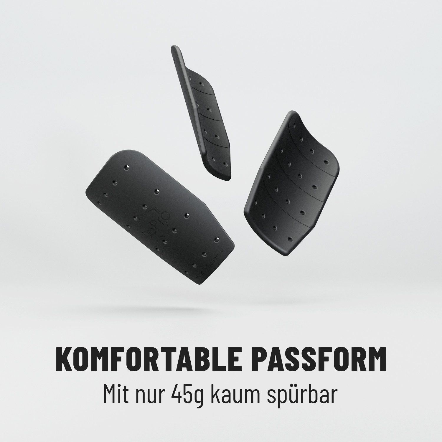 SoPro Fußball Schienbeinschoner Mini Schienbeinschoner für Fußball inkl. Socken leicht & rutschfest