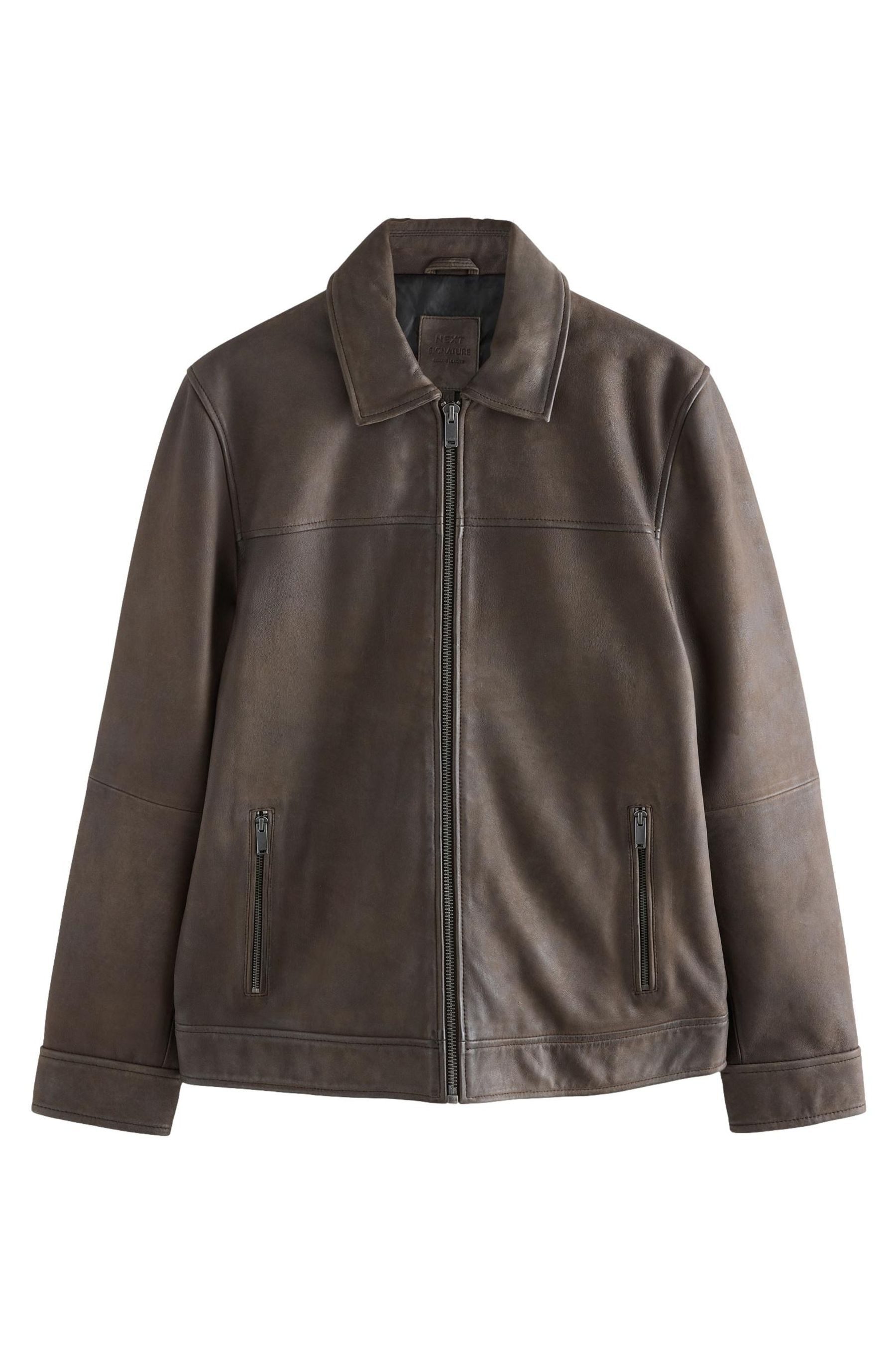 Next Lederjacke Signature Lederjacke mit Kragen (1-St) günstig online kaufen