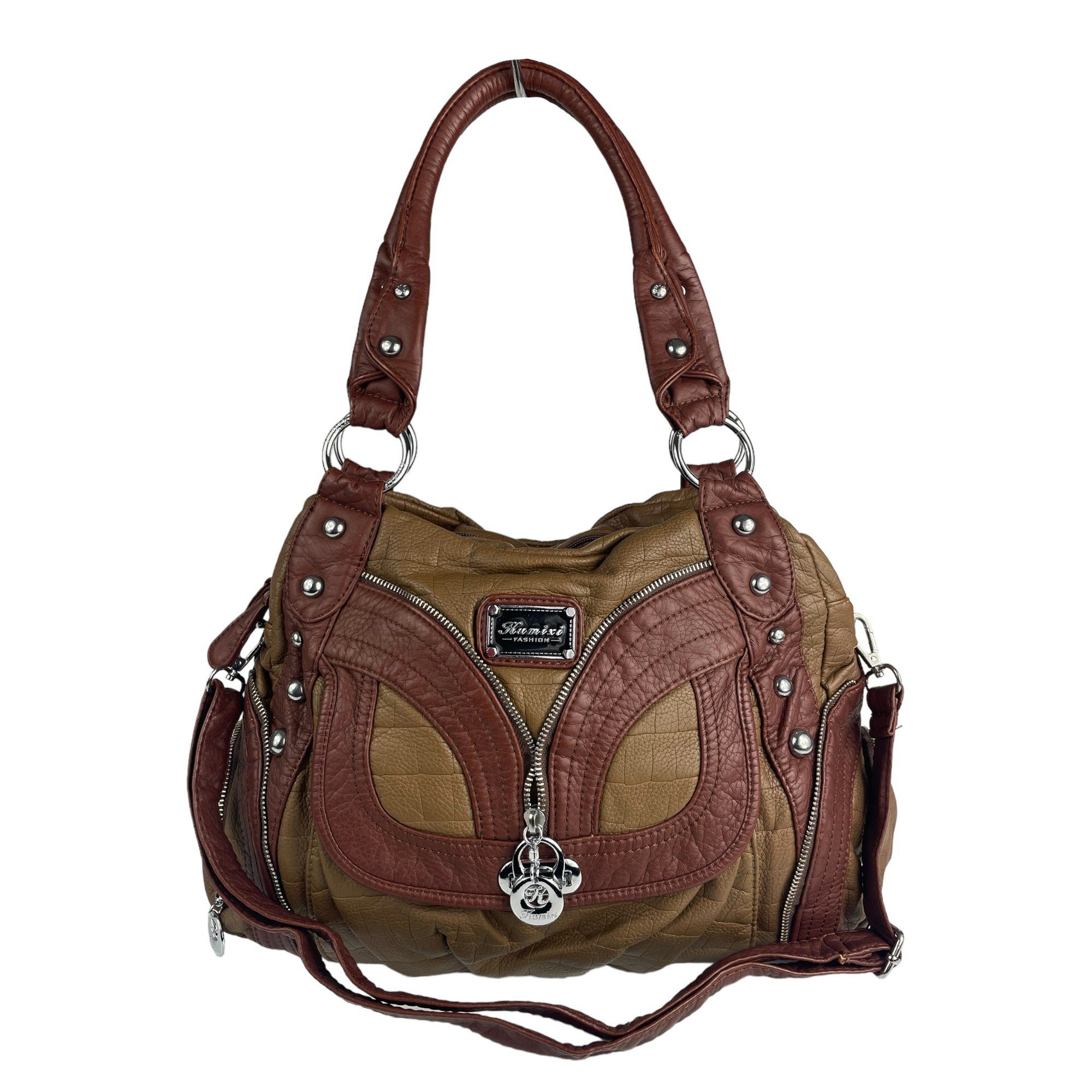Taschen4life Schultertasche klassische Damen Handtasche AK1168, günstig online kaufen
