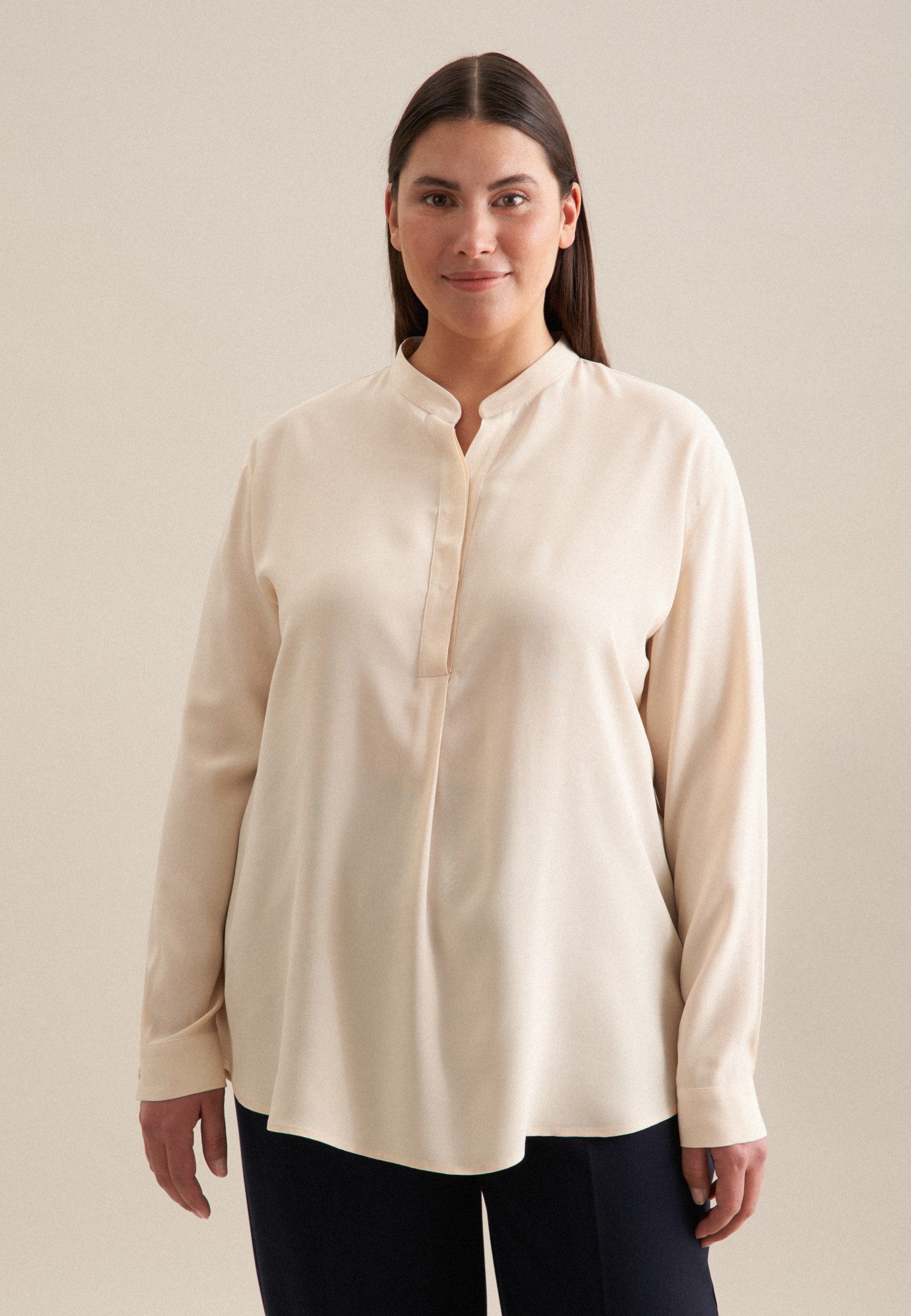 seidensticker Klassische Bluse Schwarze Rose Tunika günstig online kaufen
