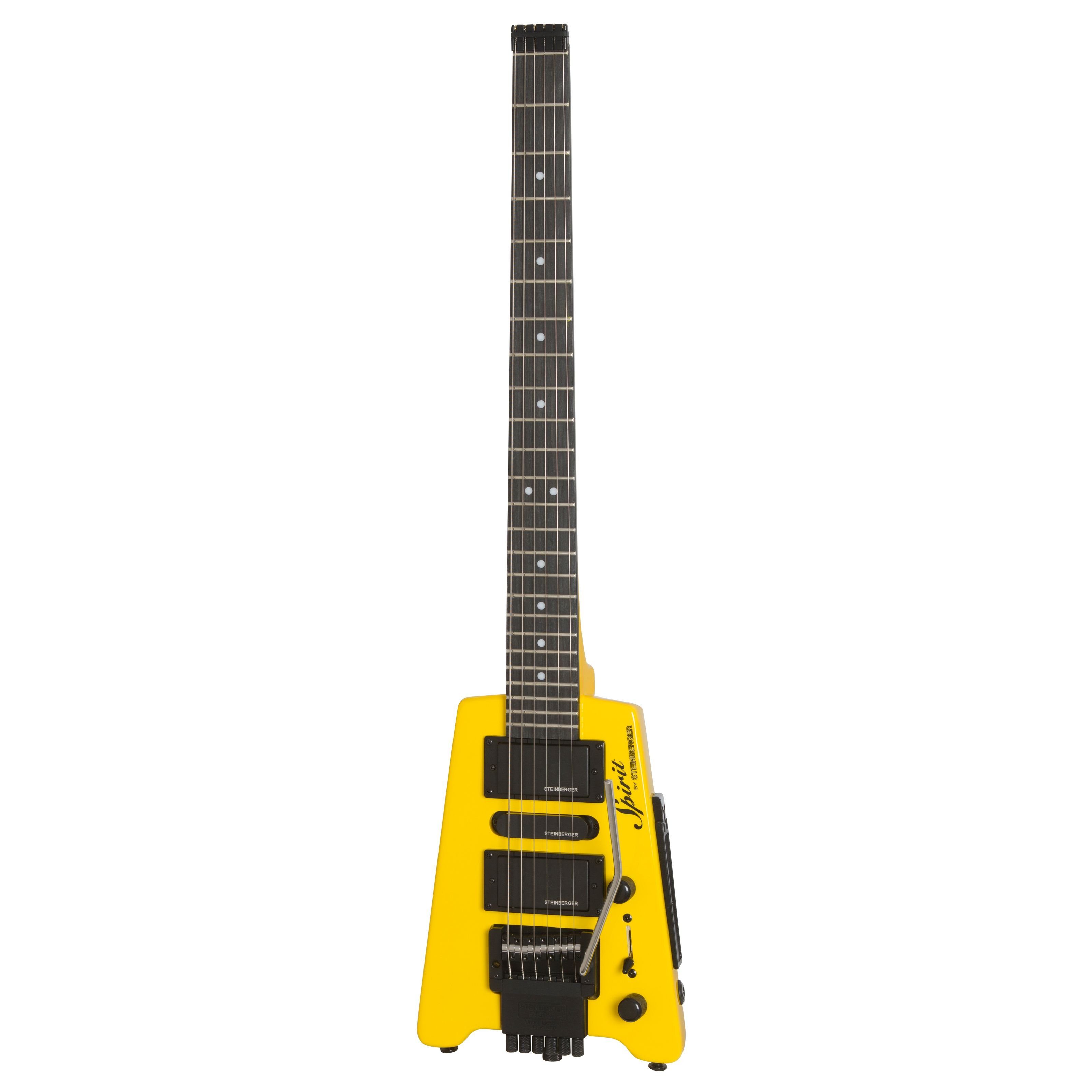 Steinberger E-Gitarre, E-Gitarren, Andere Modelle, Spirit GT-PRO Deluxe Hot Rod Yellow - E-Gitarre