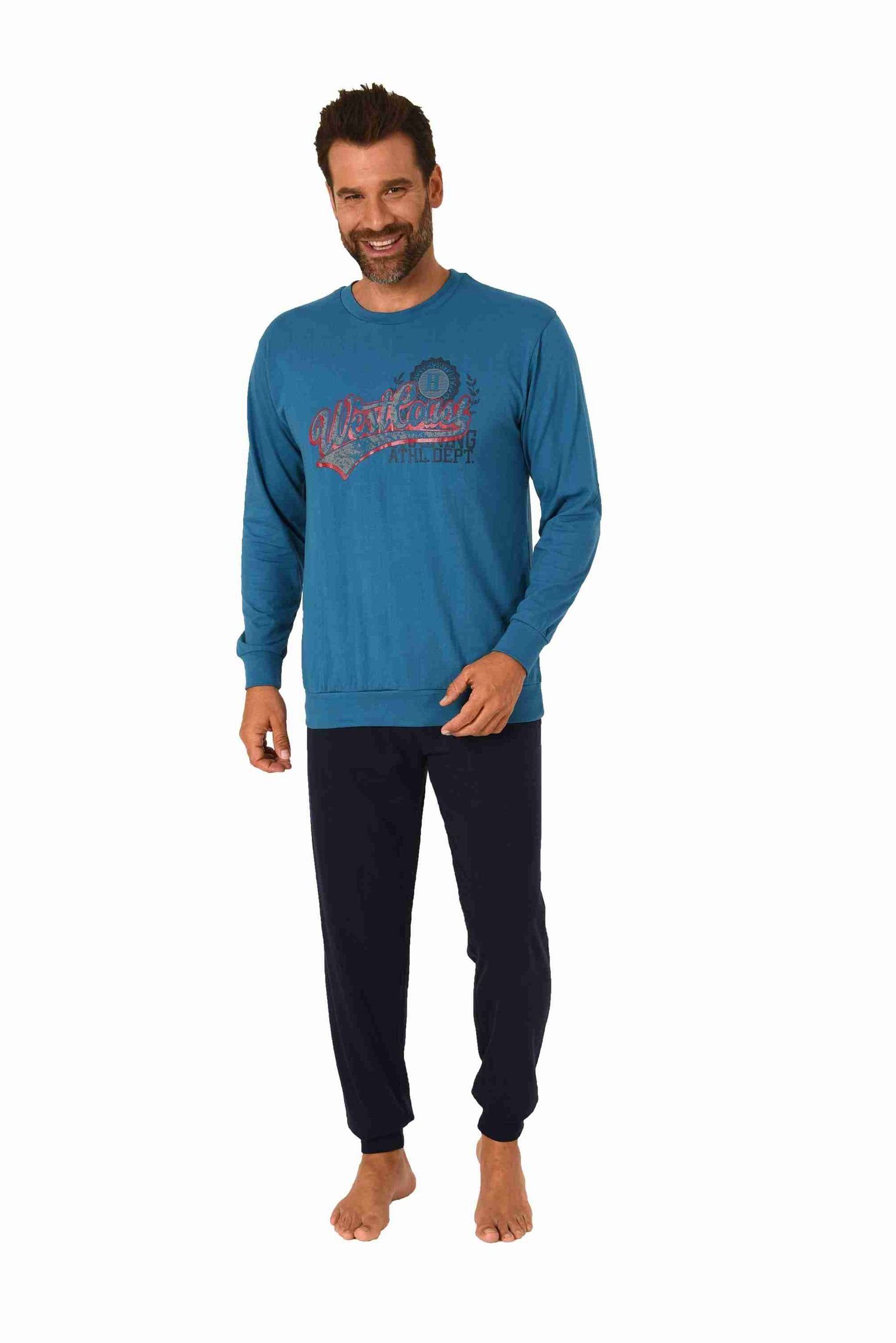 RELAX by Normann Pyjama Herren Schlafanzug günstig online kaufen