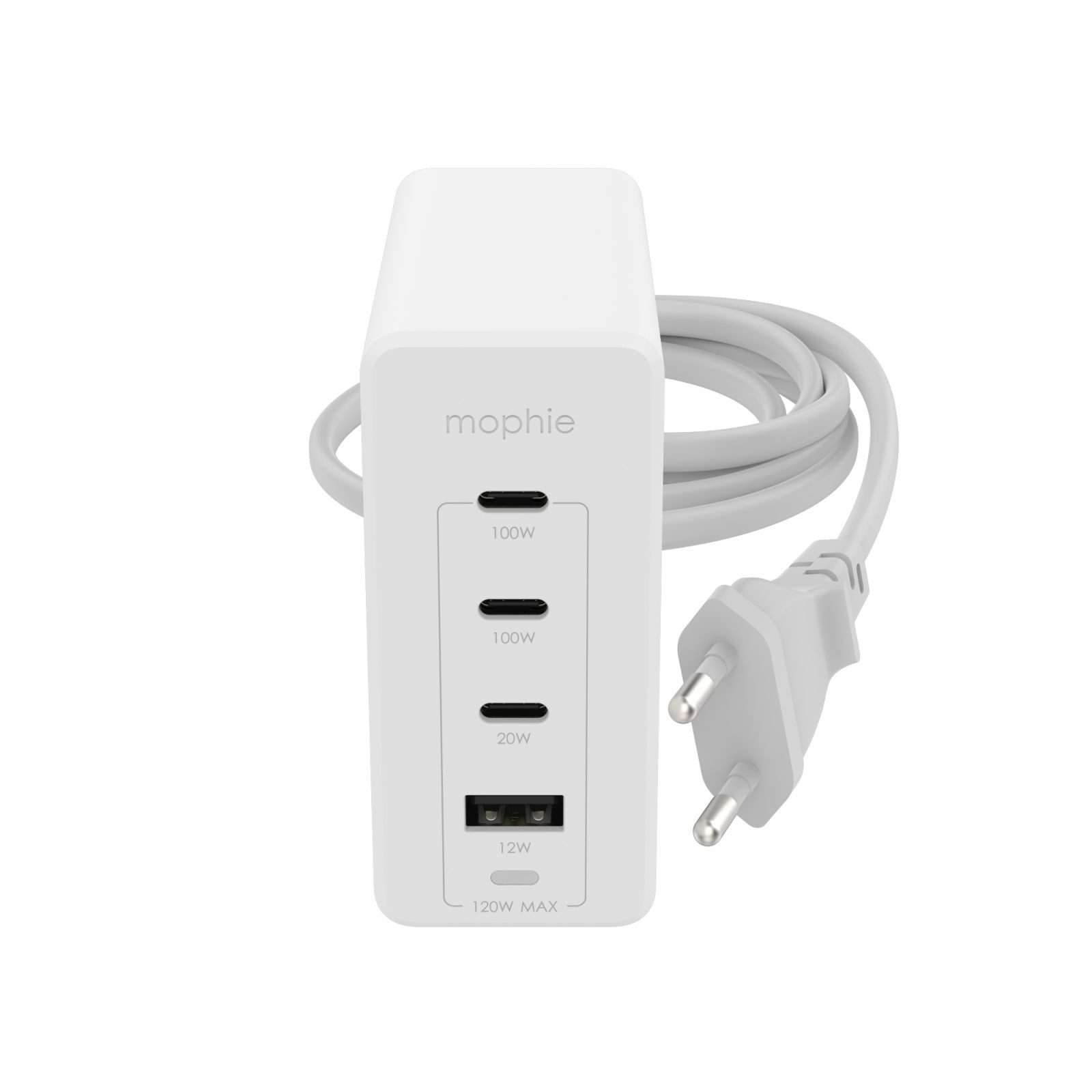 Mophie 409909309, Drinnen, AC, Weiß Smartphone-Ladegerät