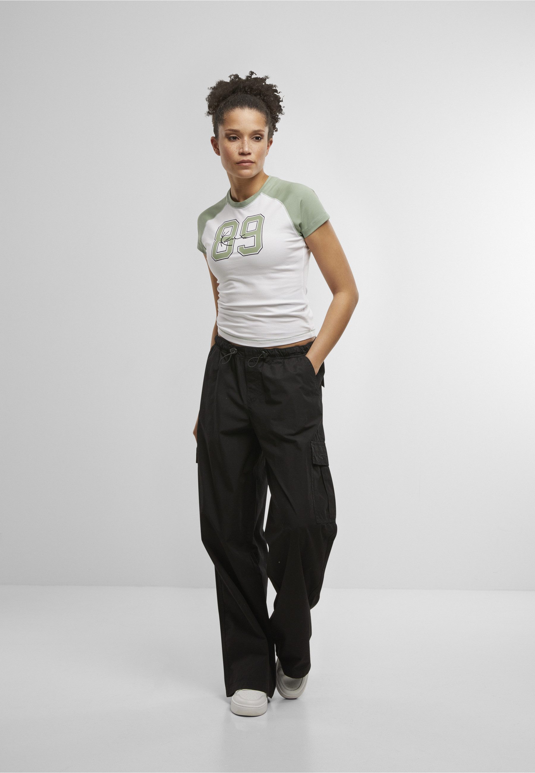 Karl Kani T-Shirt Karl Kani Signature Print Tiny Raglan T-Shirt (1-tlg)
