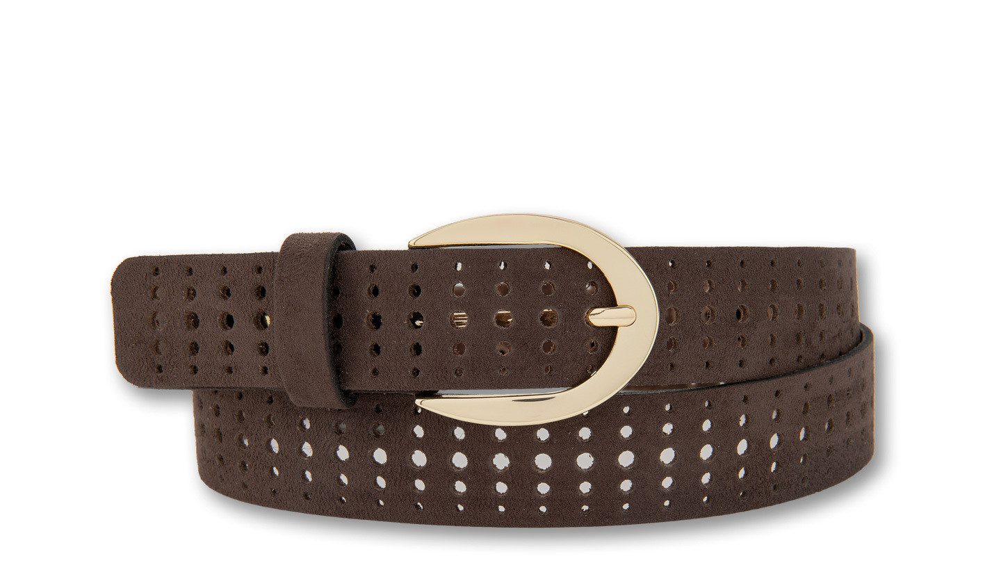 BERND GÖTZ Ledergürtel Ledergürtel mit raffinierter Lochung für topmodische günstig online kaufen