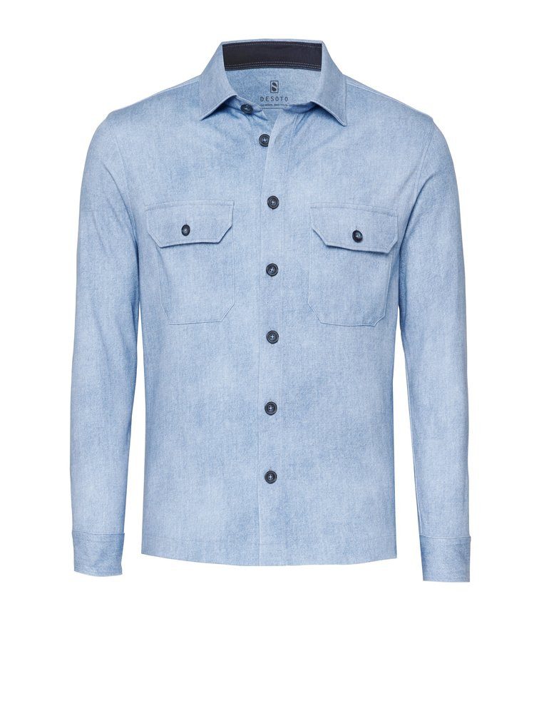 DESOTO Langarmhemd Casual Overshirt Kent