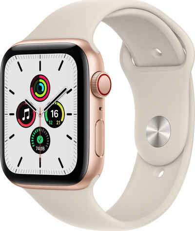 Apple Watch SE GPS + Cellular, 44mm Smartwatch (4,52 cm/1,78 Zoll, Watch OS 7)