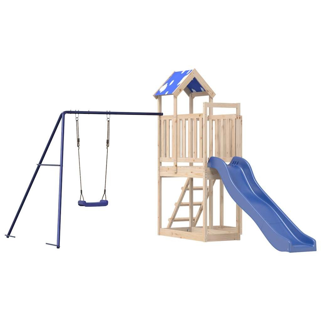 vidaXL Spielturm Spielturm Massivholz Kiefer