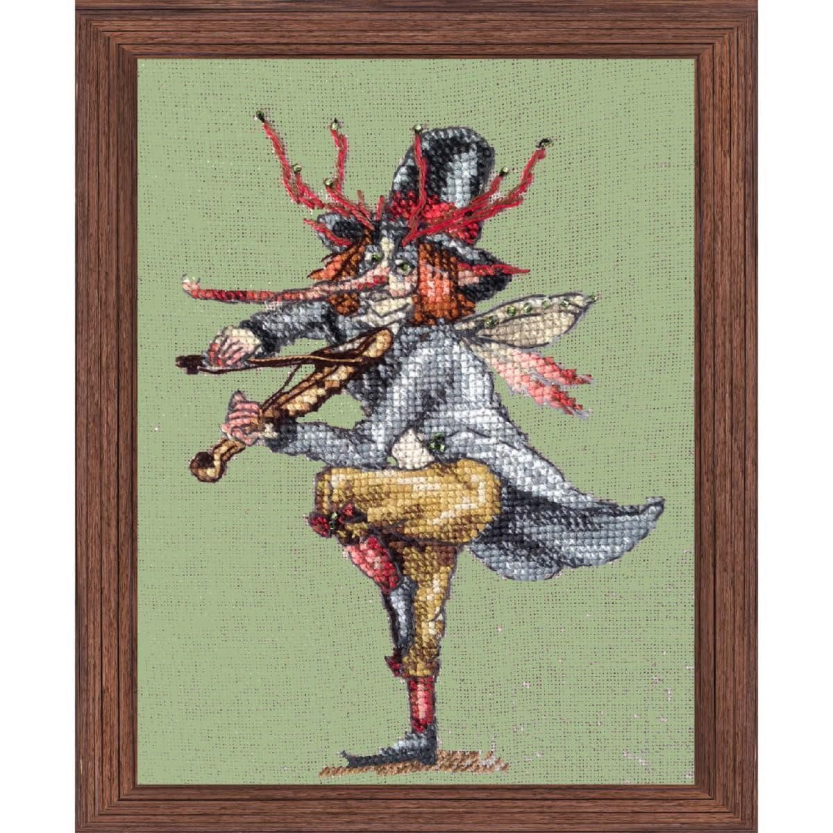 Kreativset Nimue Kreuzstich Set "Der Waliser von Tylwith", Zählmuster, 161-H02KV