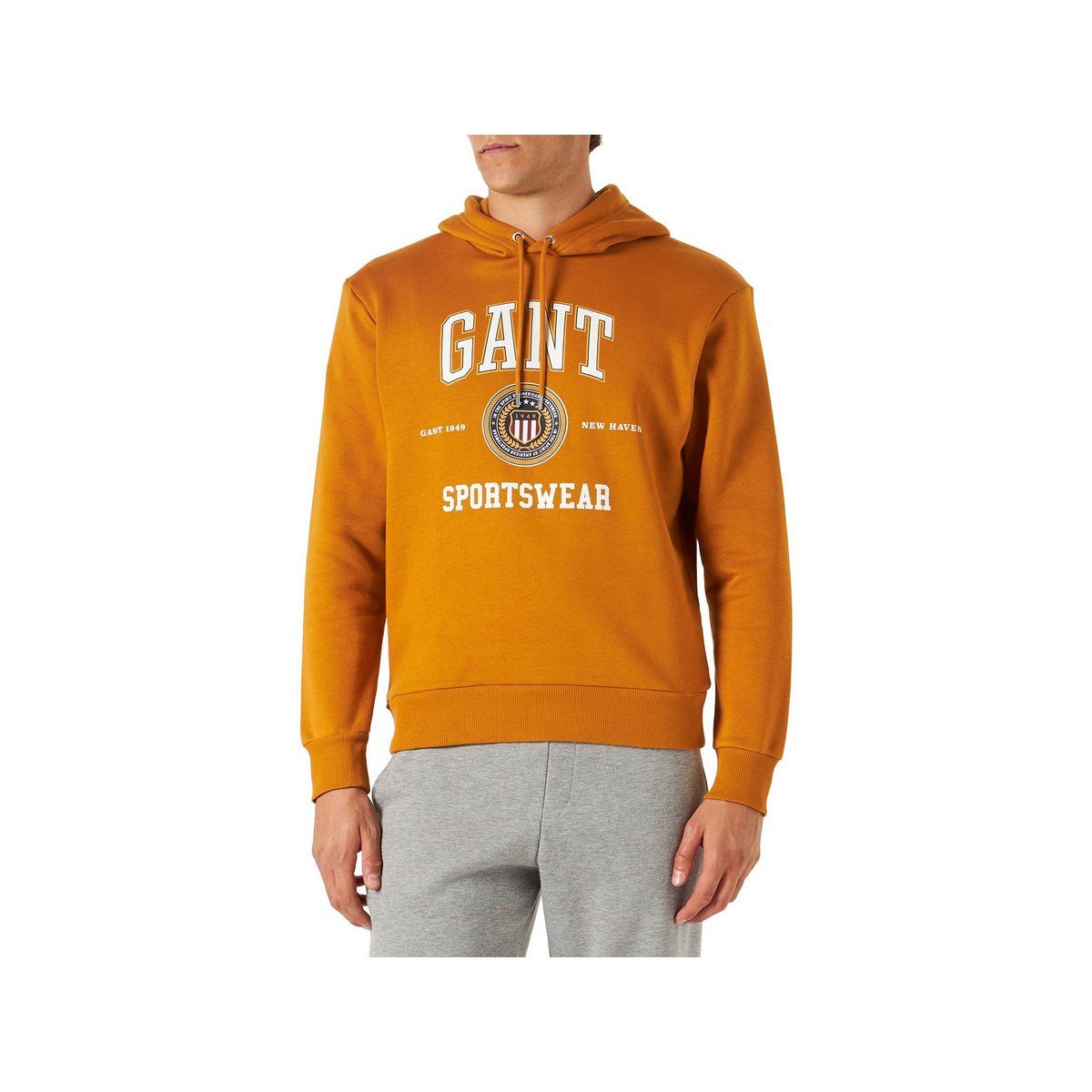 822 orange Sweatshirt (1-tlg) DK MUSTARD ORANGE Gant