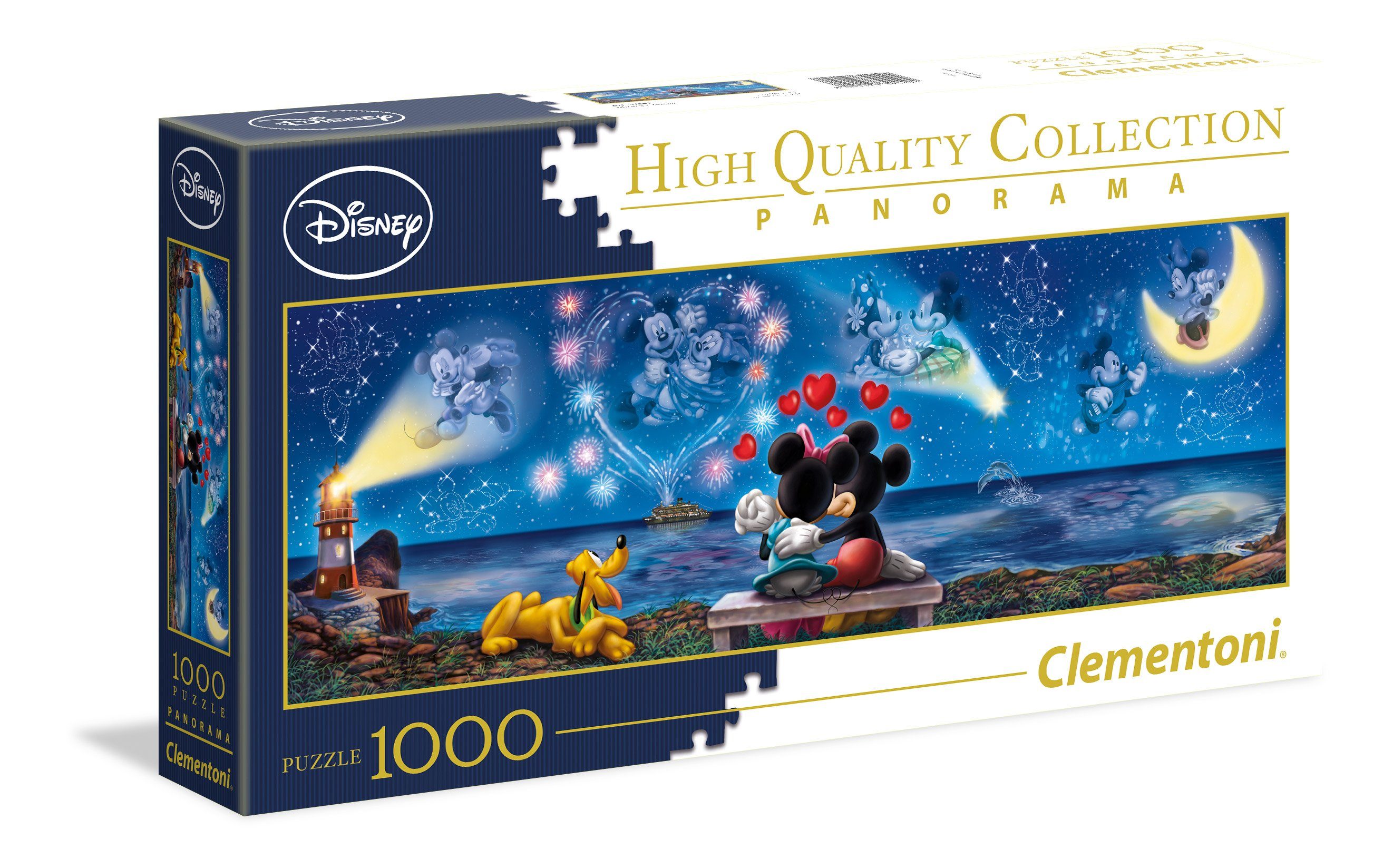 Puzzle Clementoni 39449 Mickey und Minnie 1000 Teile Panorama Puzzle