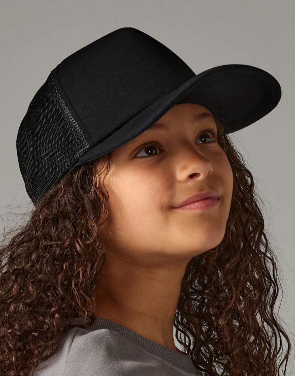 Beechfield® Baseball Cap Junior Vintage Snapback Trucker Cap / Kappe / Mütze / Hut