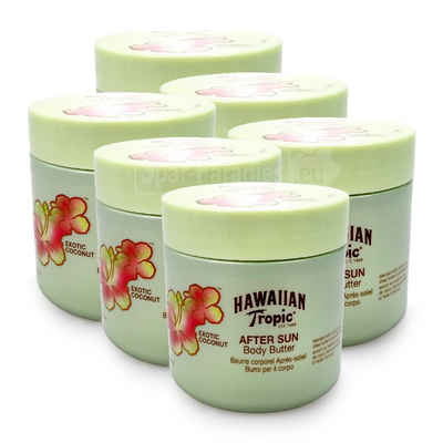 Hawaiian Tropic Sonnenschutzcreme Hawaiian Tropic After Sun Body Butter Exotic Coconut, 250 ml x 6