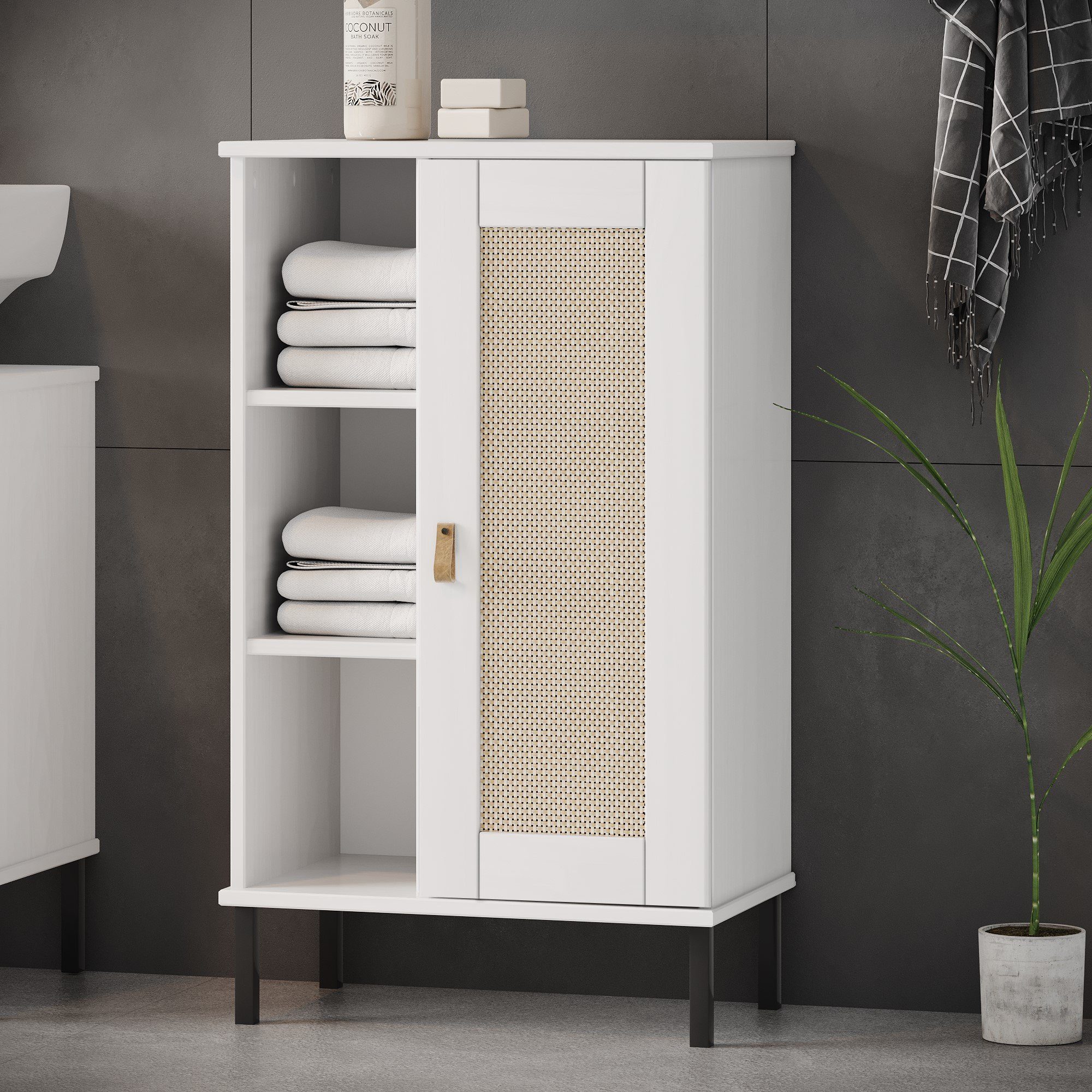 Woodroom Regal Moderner Holzschrank Valencia, Wohnzimmerschrank günstig online kaufen