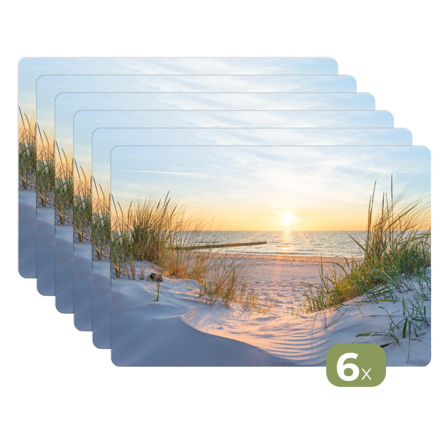 MuchoWow Platzset Strand - Sonne - günstig online kaufen