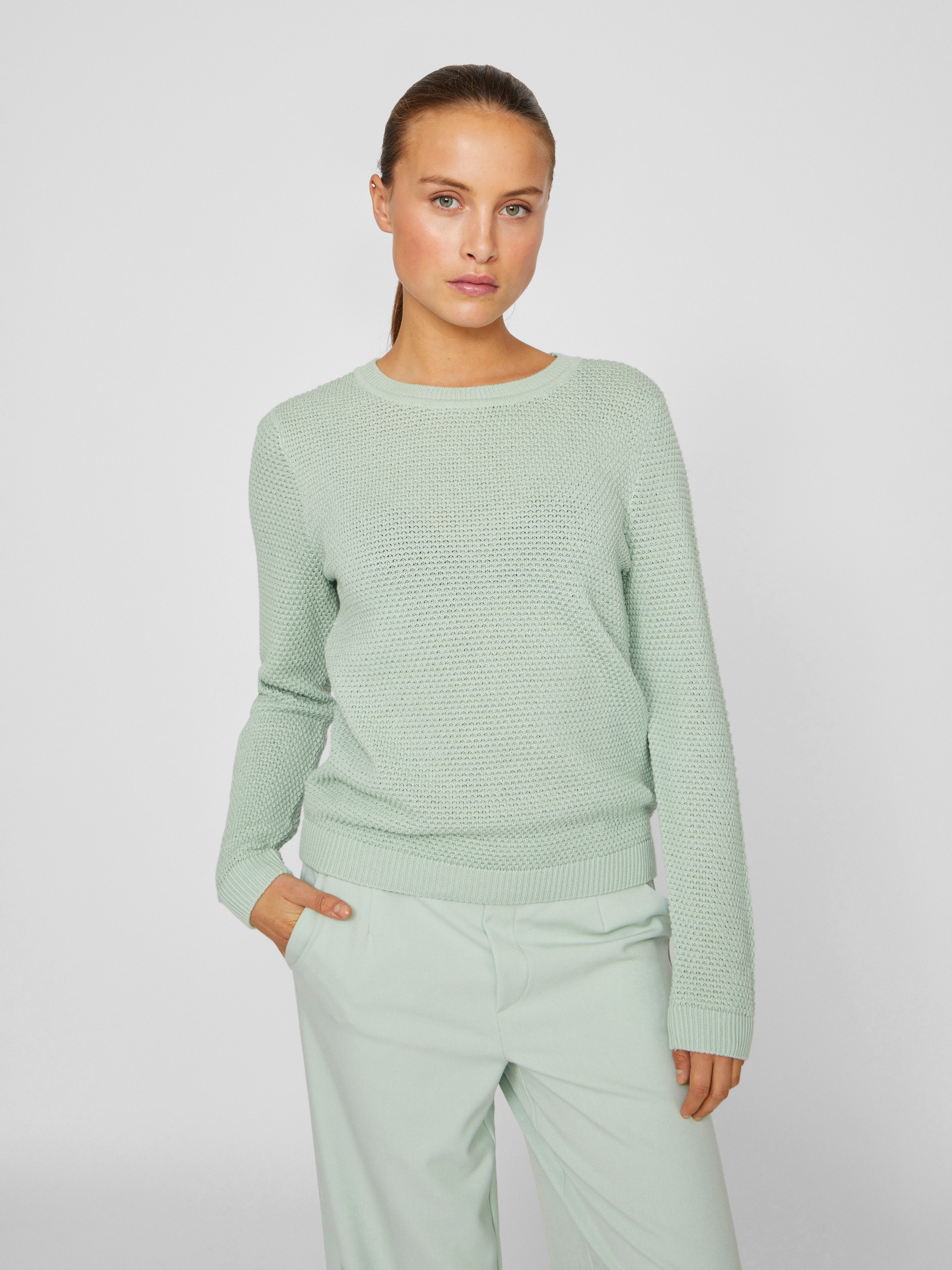 Rundhalspullover VIDALO O-NECK L/S KNIT TOP- NOOS