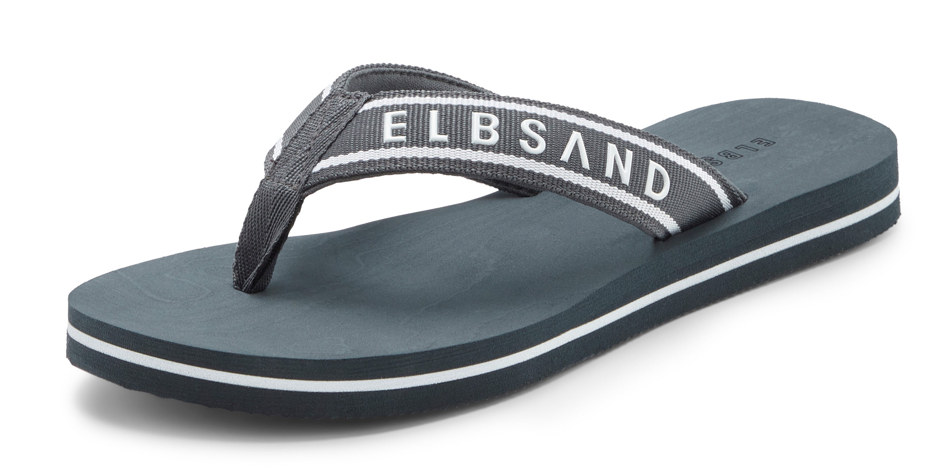 Elbsand Sandale, Badeschuh, Pantolette, Badelatsche, Flip Flop, Badeschlappe Badezehentrenner NEU Zehentrenner mit wasserabweisender und ultraleichter Sohle VEGAN
