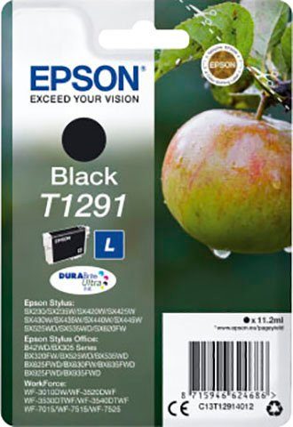 Tintenpatrone Epson (original Druckerpatrone C13T12914012) T1291 schwarz T1291